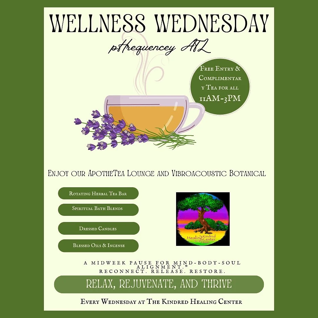 Today is Wellness Wednesday! Come take a load off, and vibe. #wellness