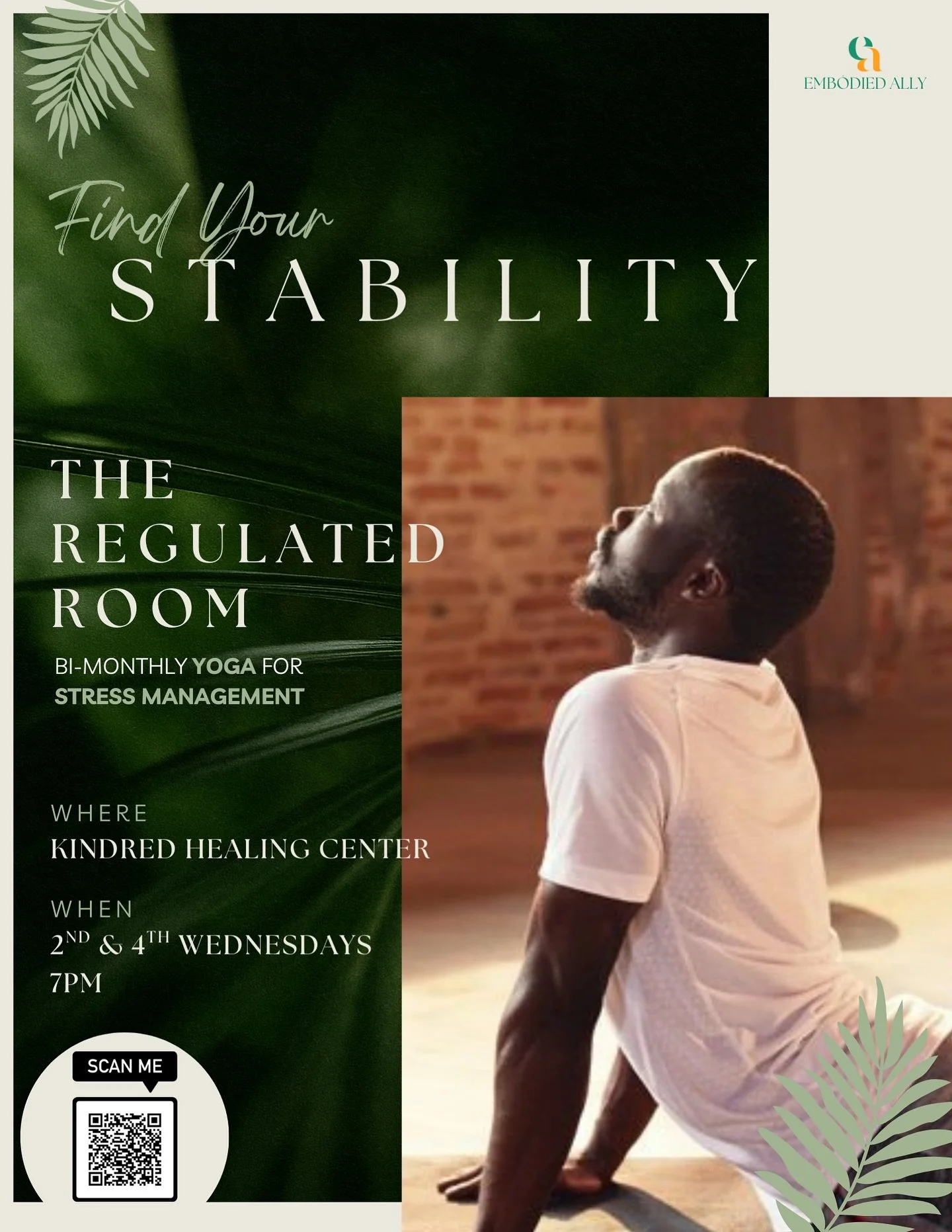 Come through today for the Regulated Room yoga session! #yoga #relax