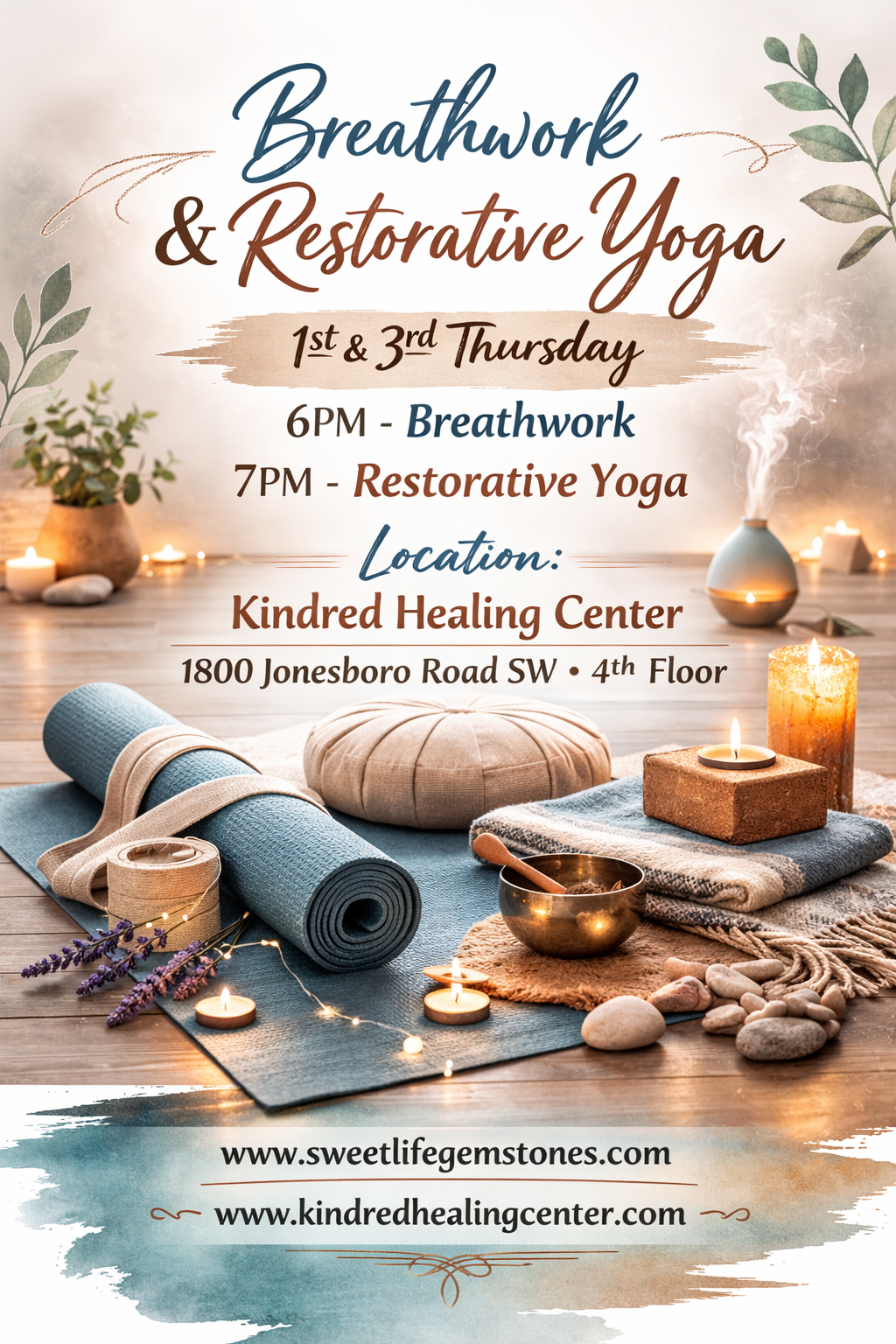 Breathwork/Meditation &amp; Restorative Yoga w/LOTUS