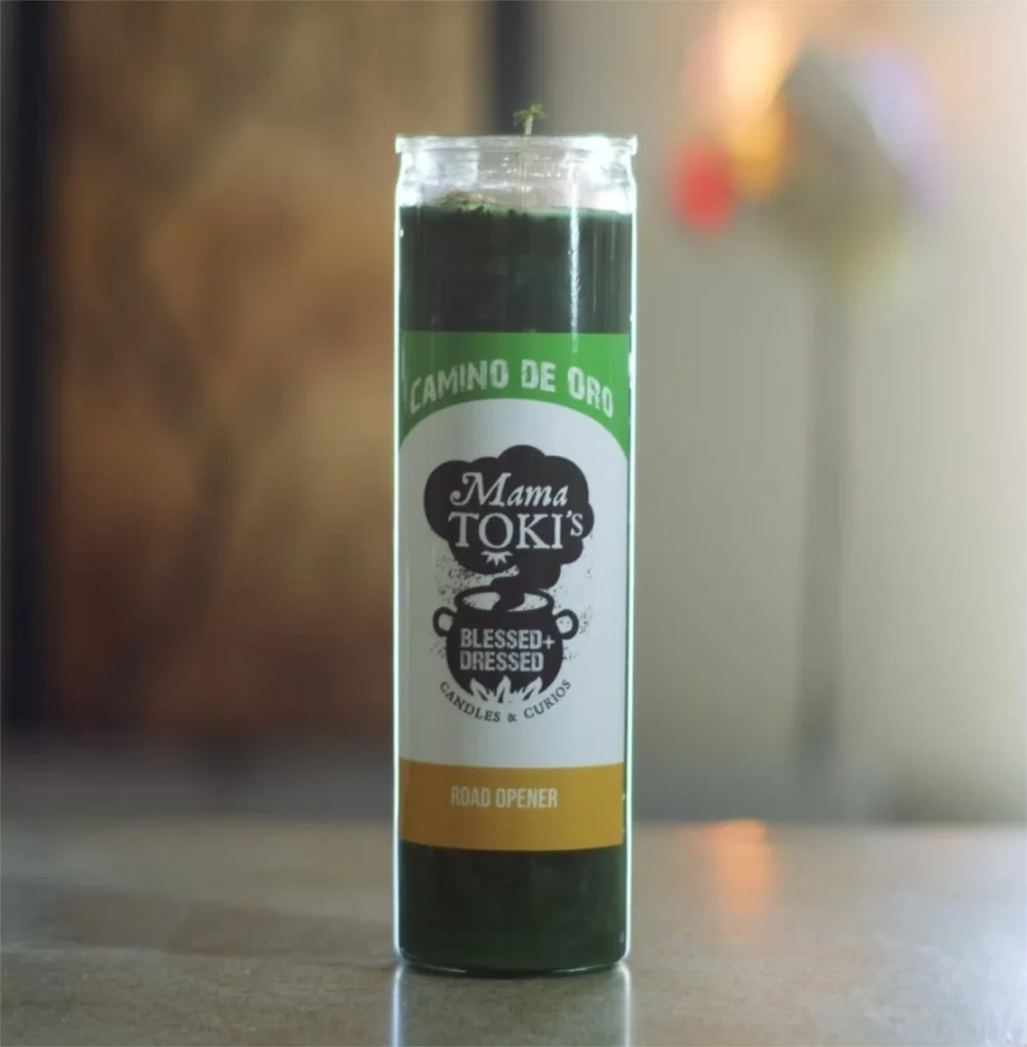 Mama Toki's "Camino de Oro" Candle (Road Opener)
