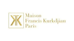 Maison Francis Kurkdjian Paris logo with gold lettering and emblem