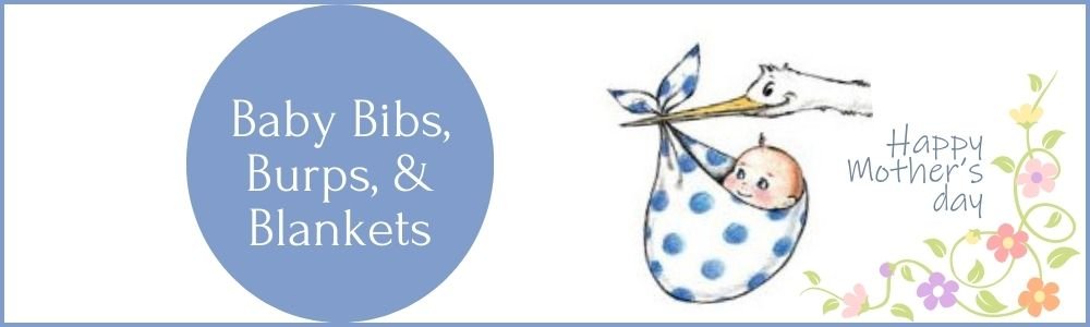 Baby Bibs, Burps &amp; Blankets