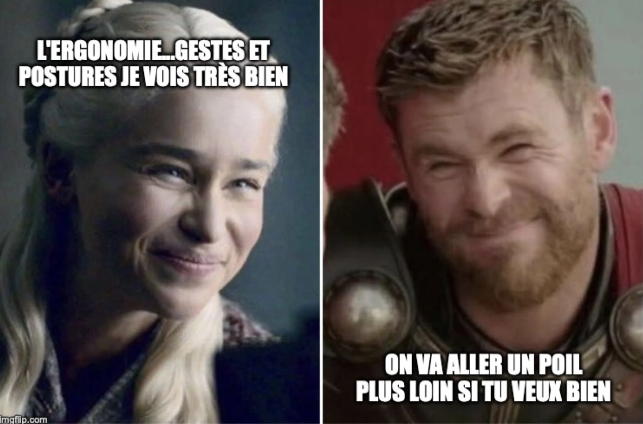 L’ergonomie ? Ha oui gestes et postures ? 