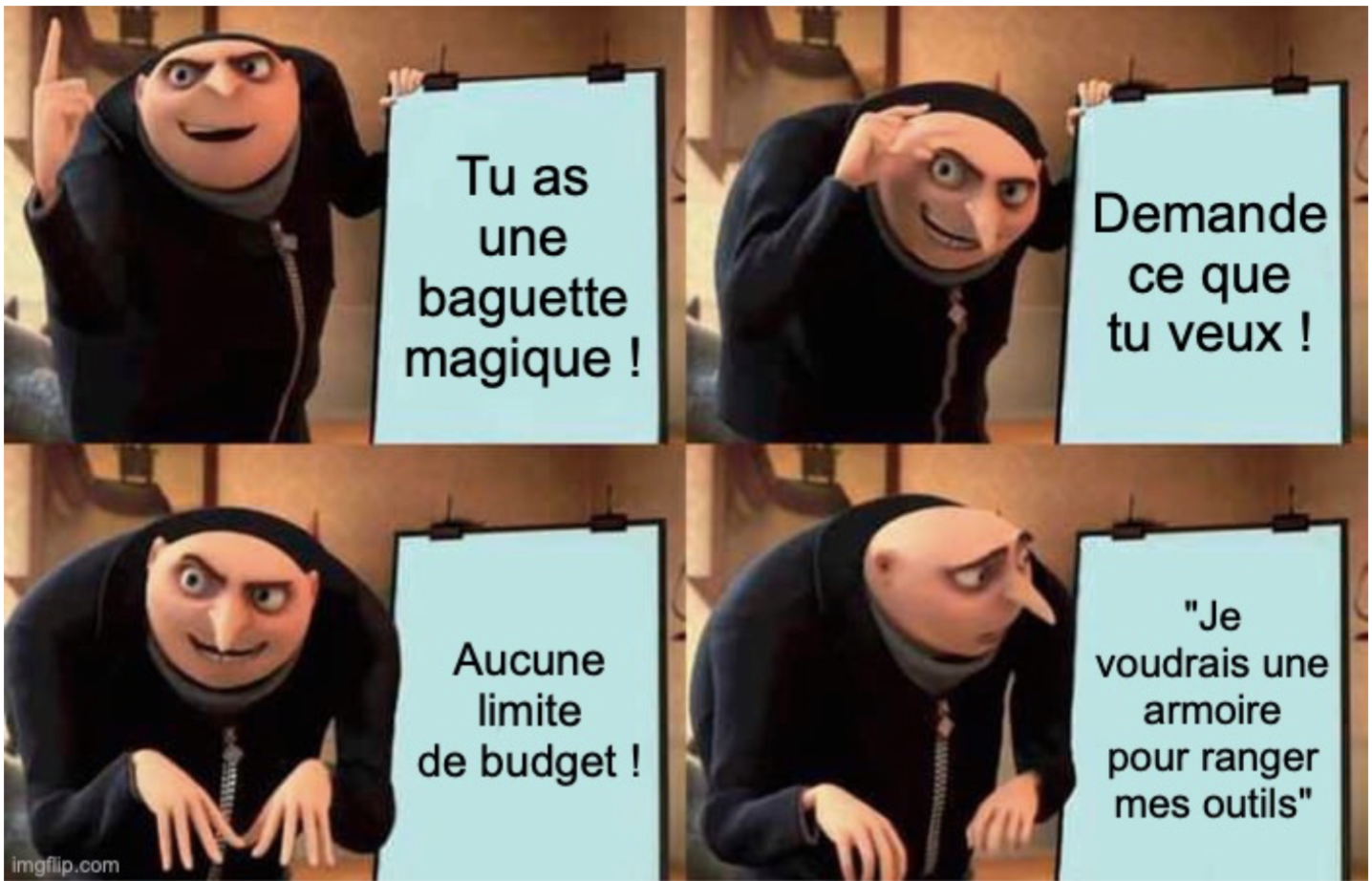 Si tu avais une baguette magique tu changerais quoi ? 