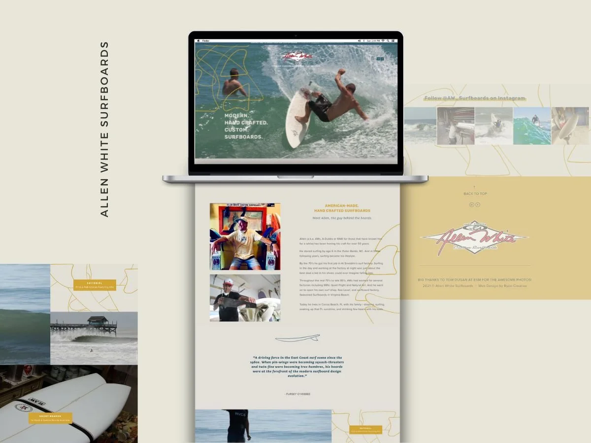 ALLEN WHITE SURFBOARDS