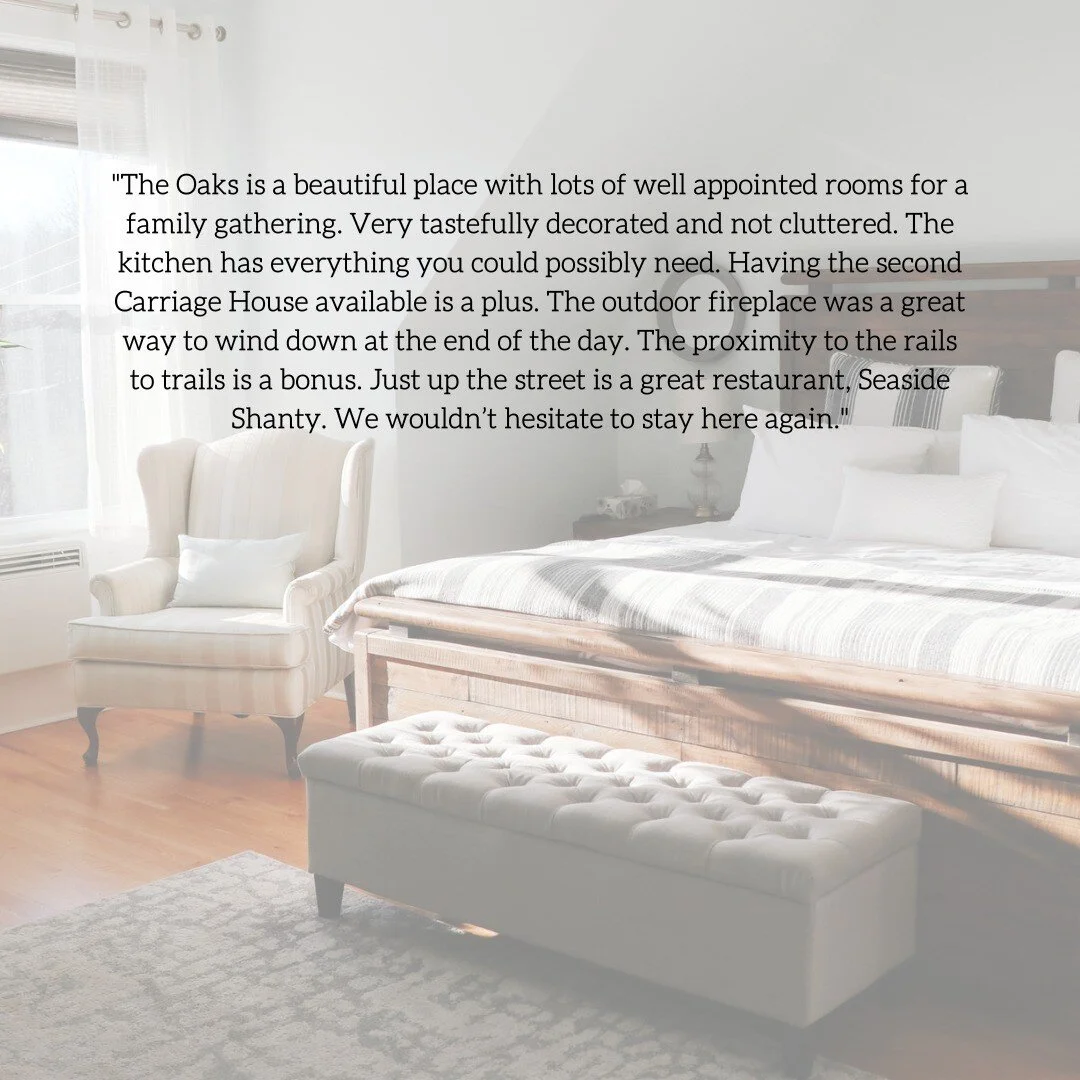 We love our guests! 

#5stars #novascotiarentals #luxuryrental #novascotia #chester #staycation #theoaksseasideretreat