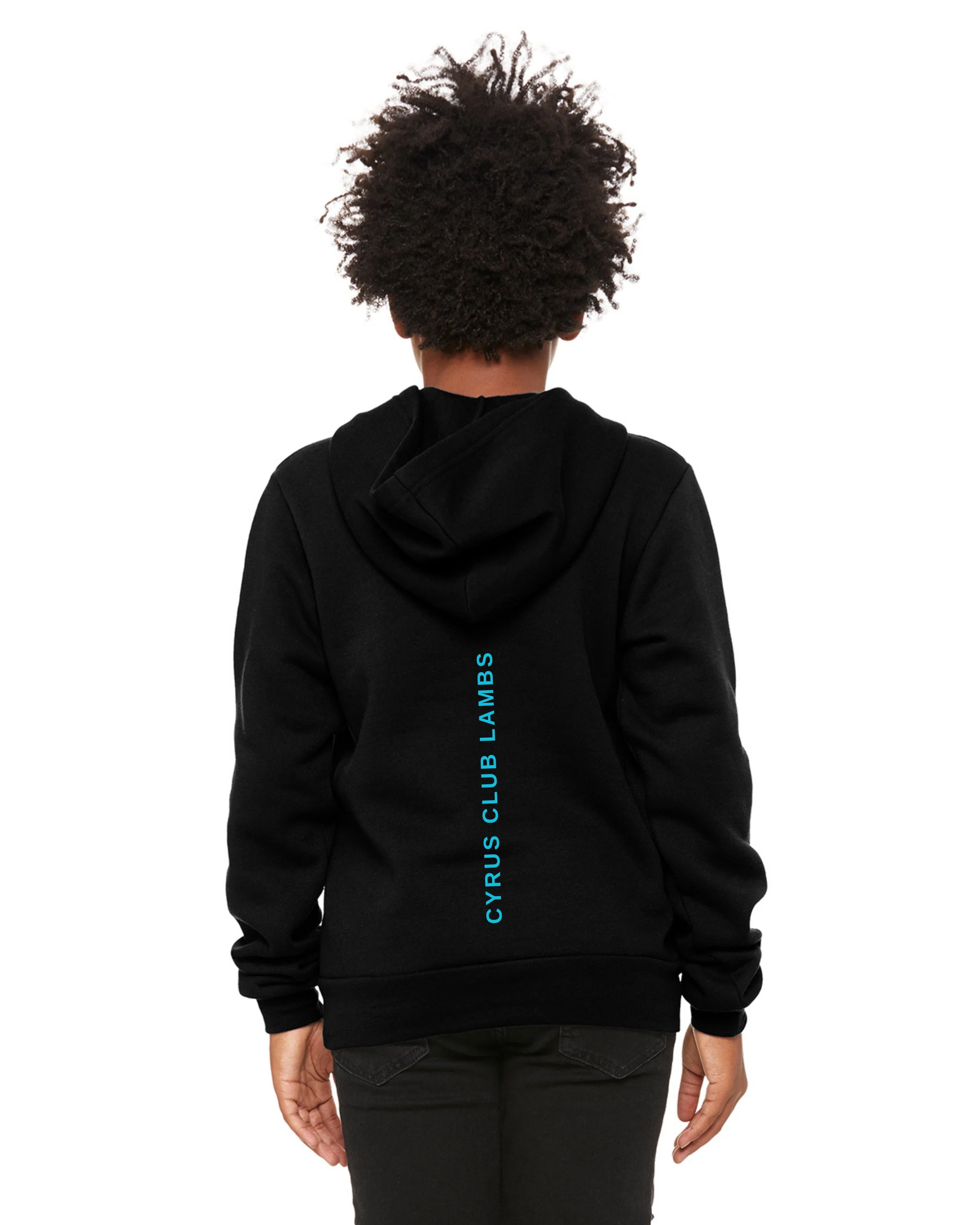 No Days Off Youth Hoodie Back - Black.jpg