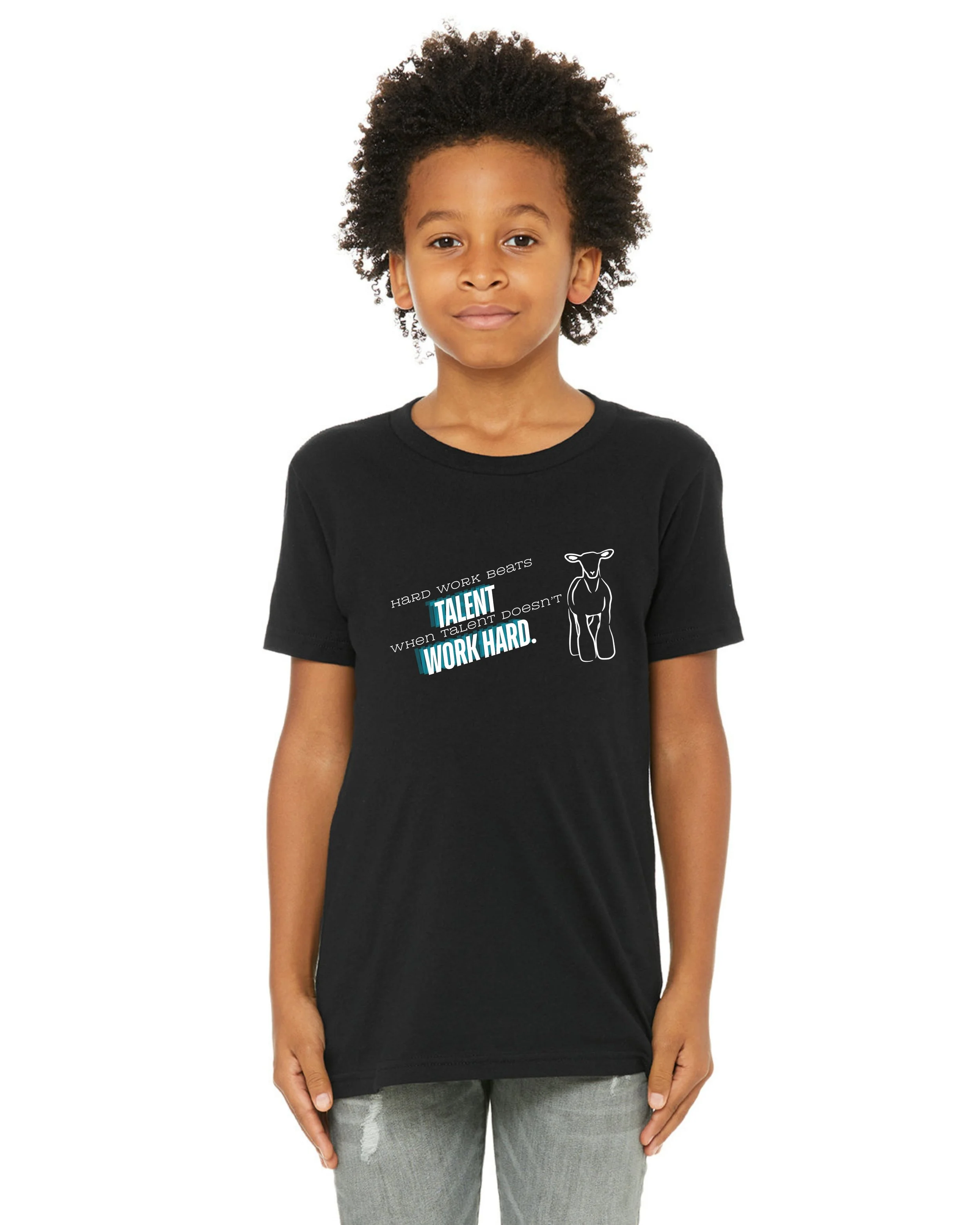 Hard Work Youth Tee Front - Black.jpg