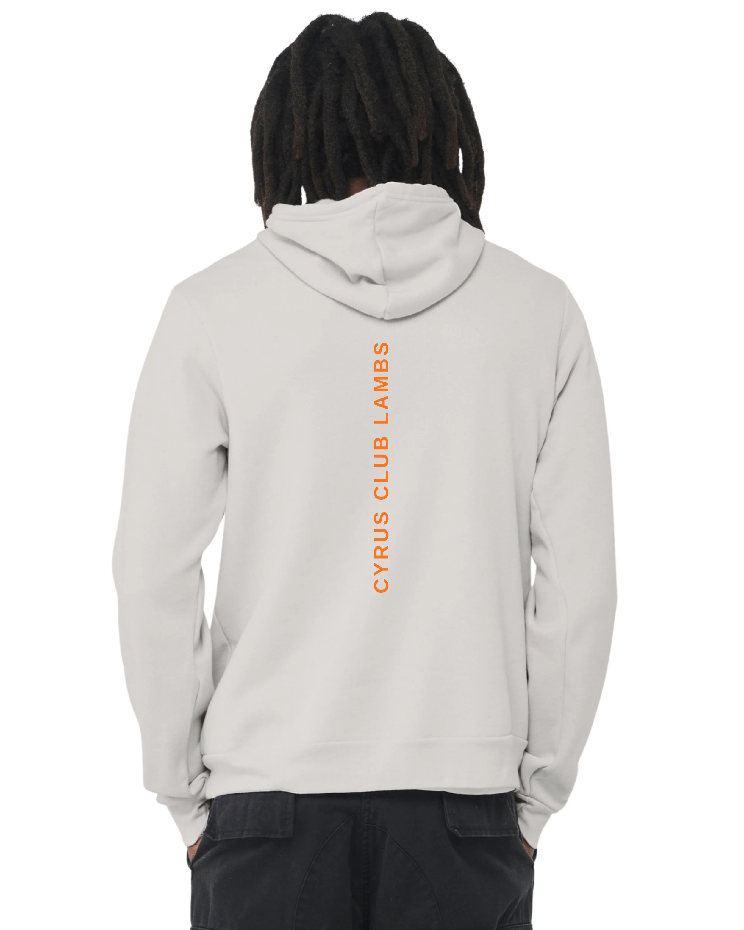 No Days Off Hoodie Back - Silver.jpg
