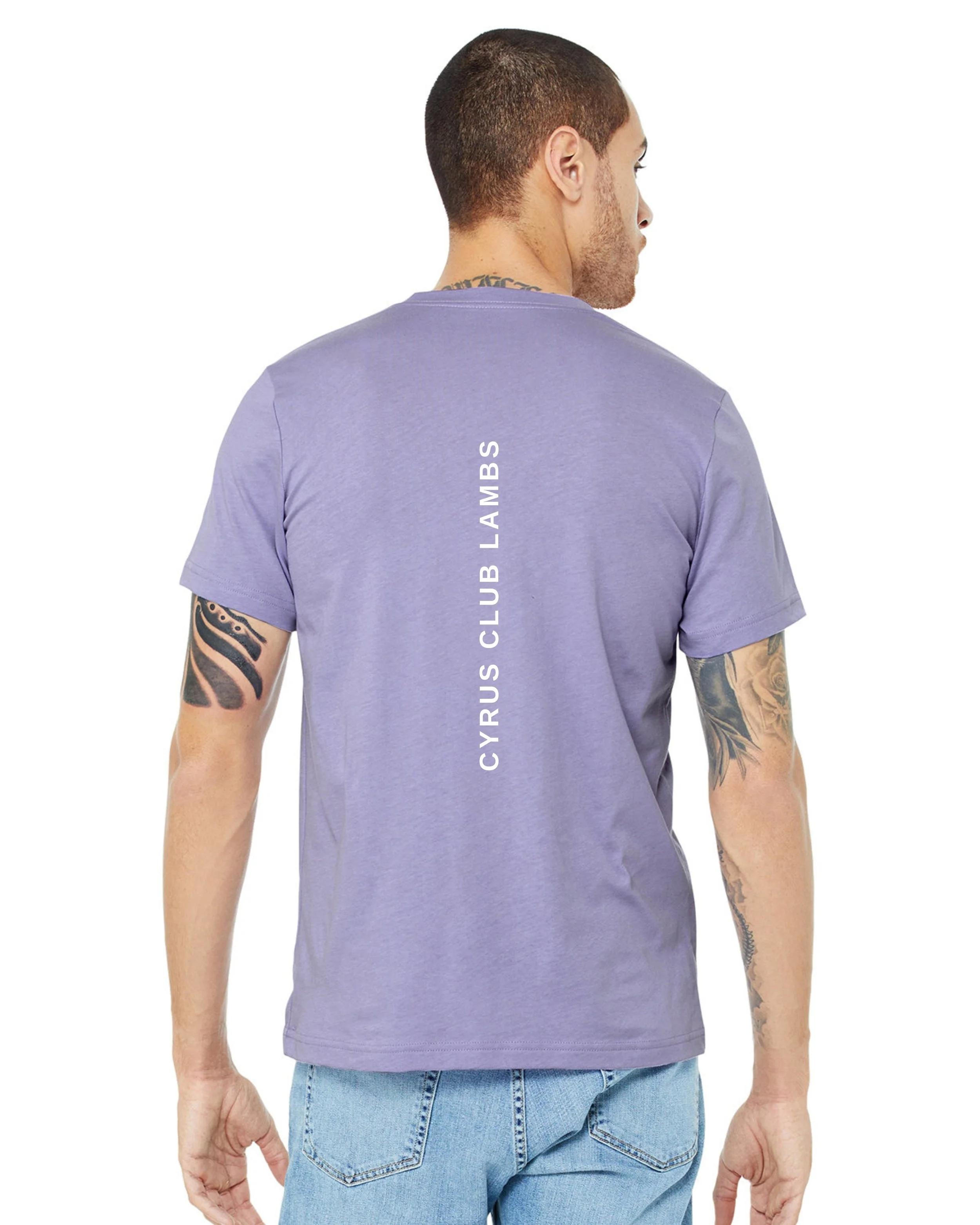 No Days Off Tee Back - Lavender.jpg