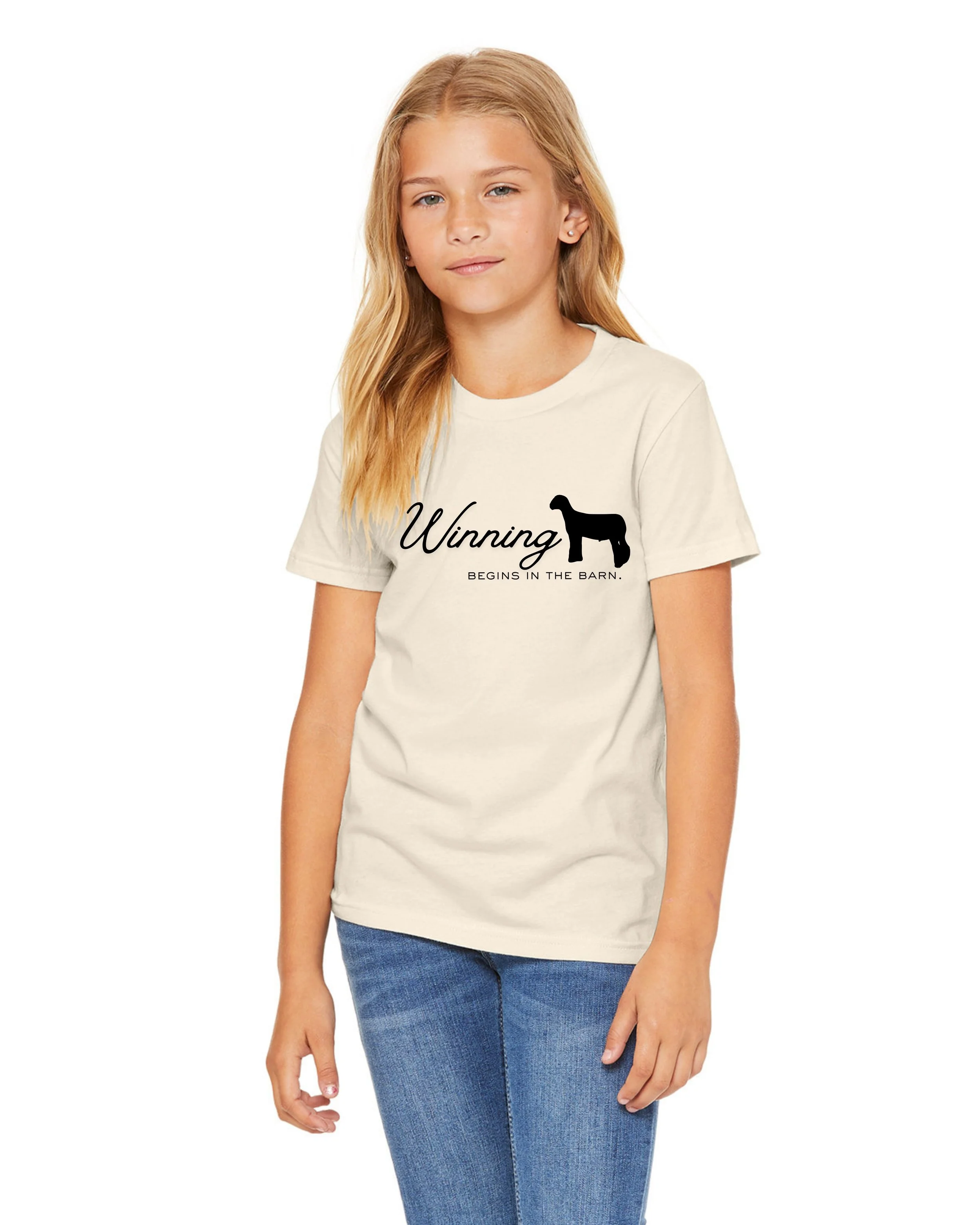 Winning Begins In The Barn Youth Tee Front - Dust.jpg