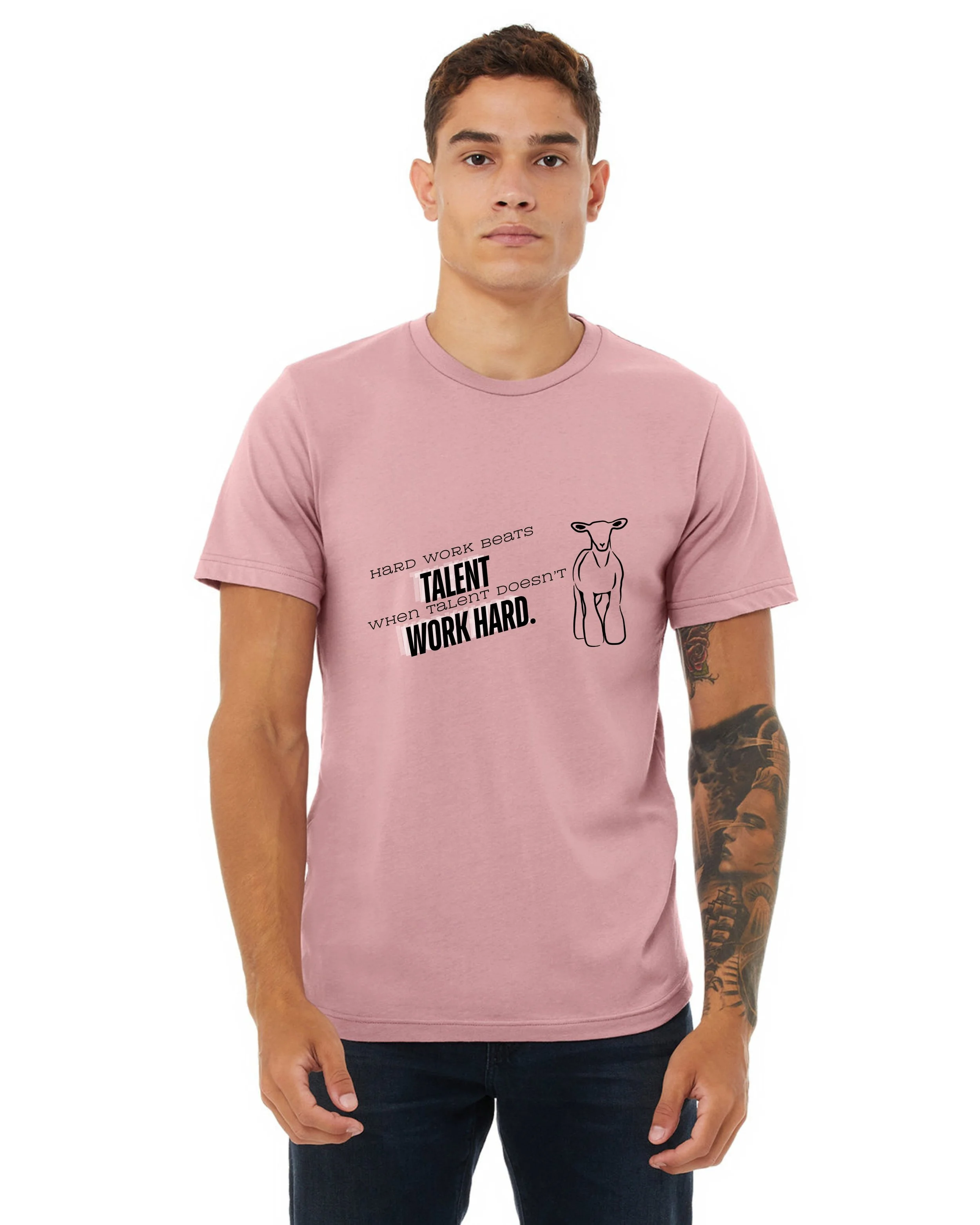 Hard Work Tee Front - Pink.jpg