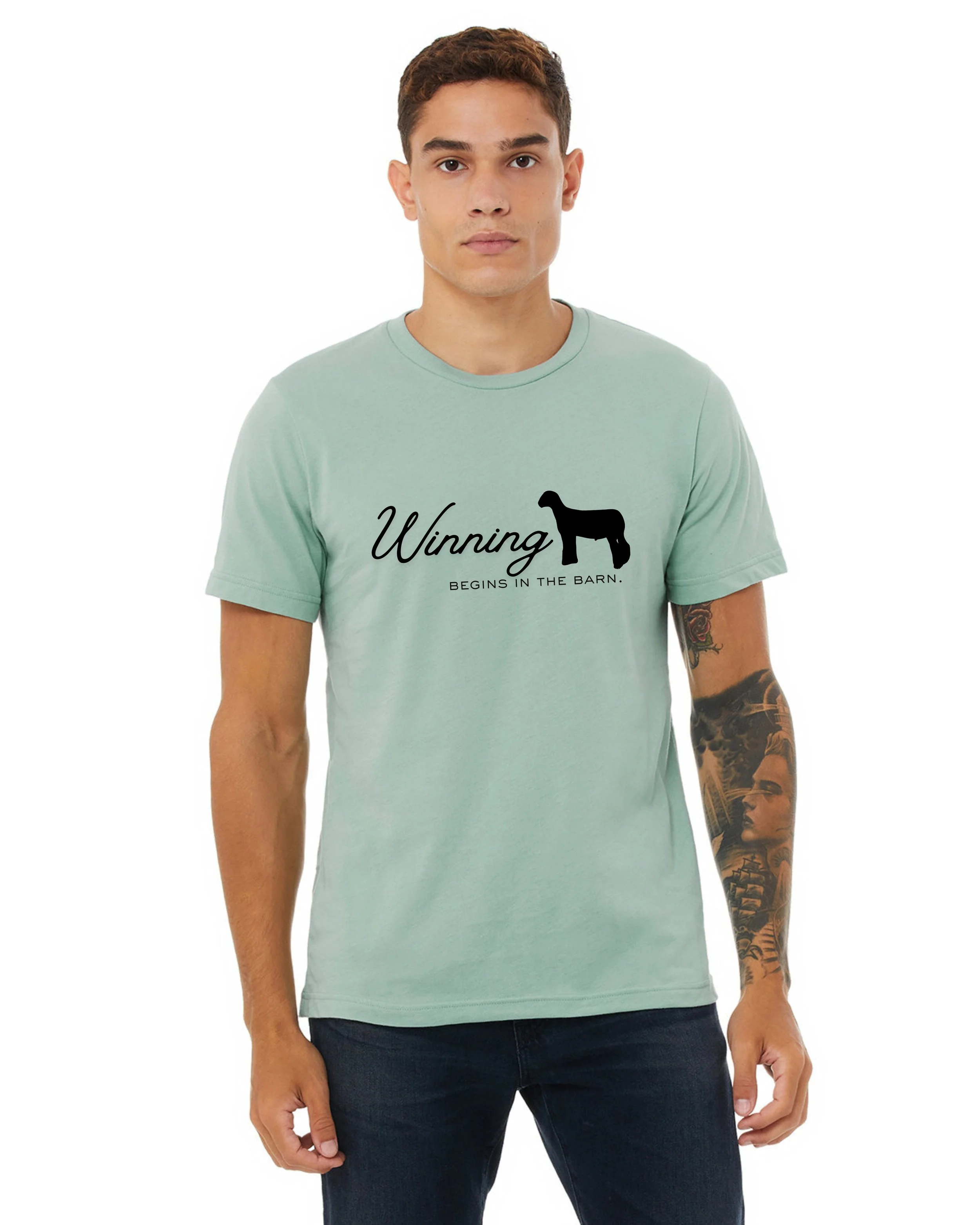 Winning Begins In The Barn Front - Dusty Blue.jpg