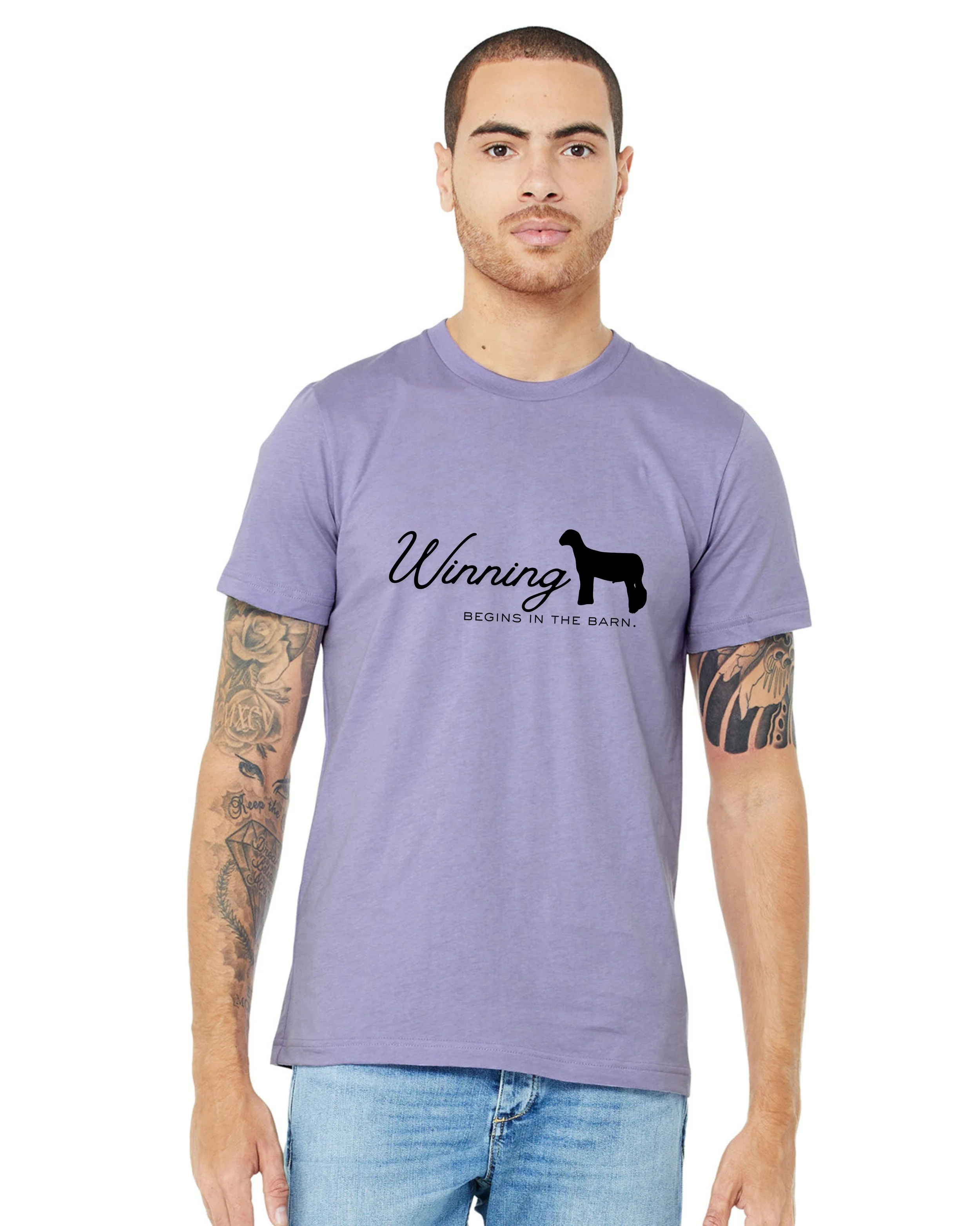 Winning Begins In The Barn Front - Lavender.jpg