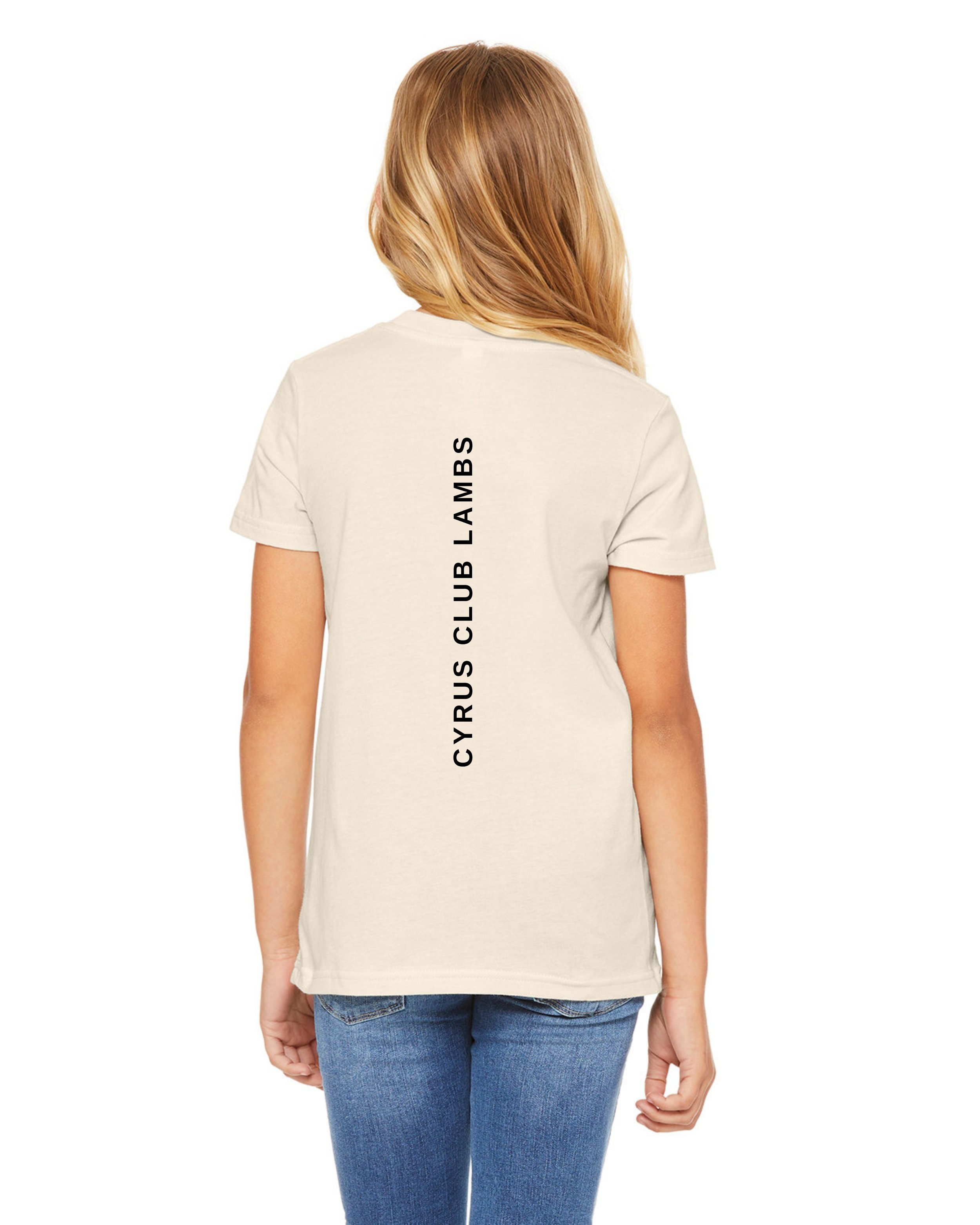 No Days Off Youth Tee Back - Natural.jpg