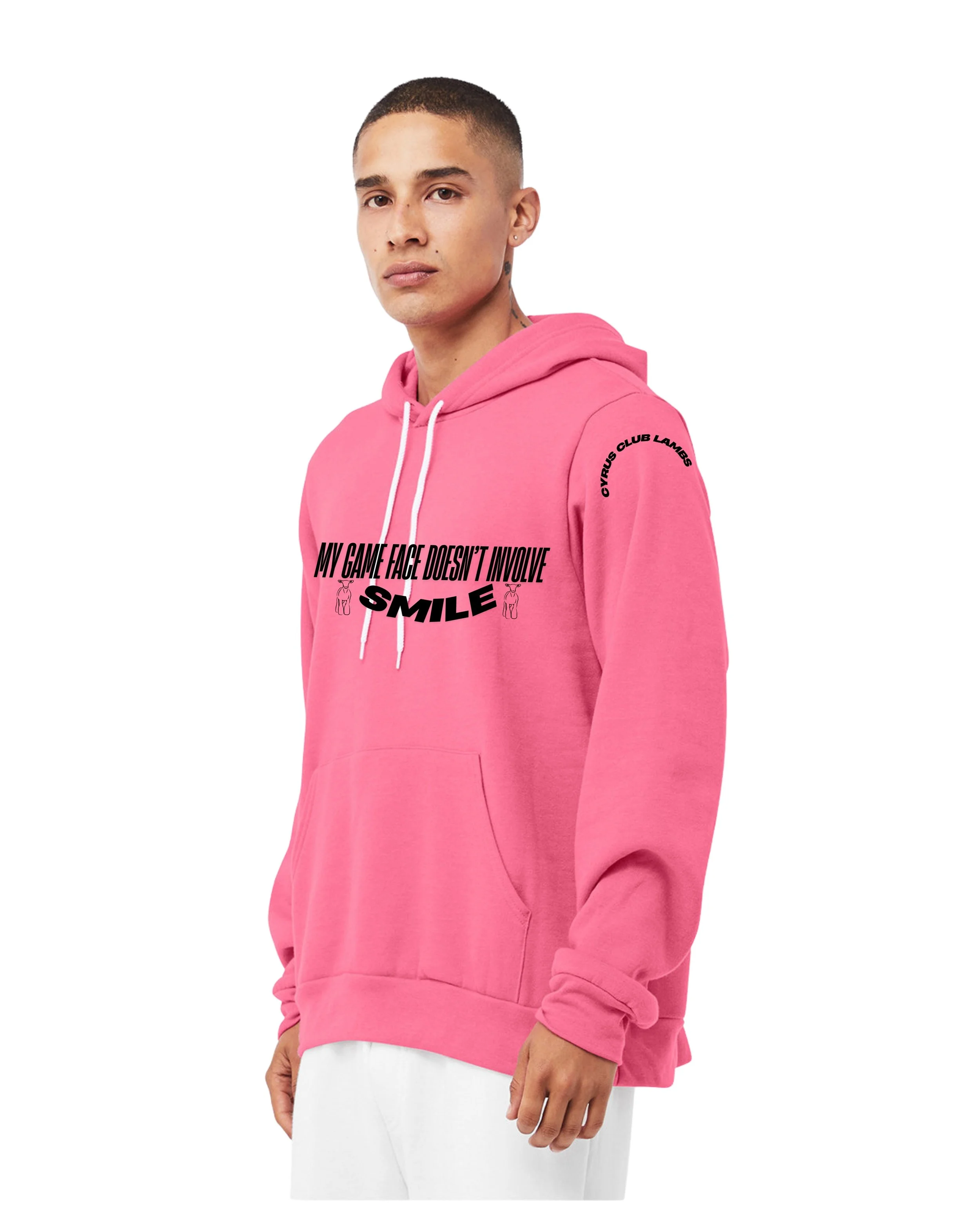 Game Face Hoodie Sleeve - Charity Pink.jpg
