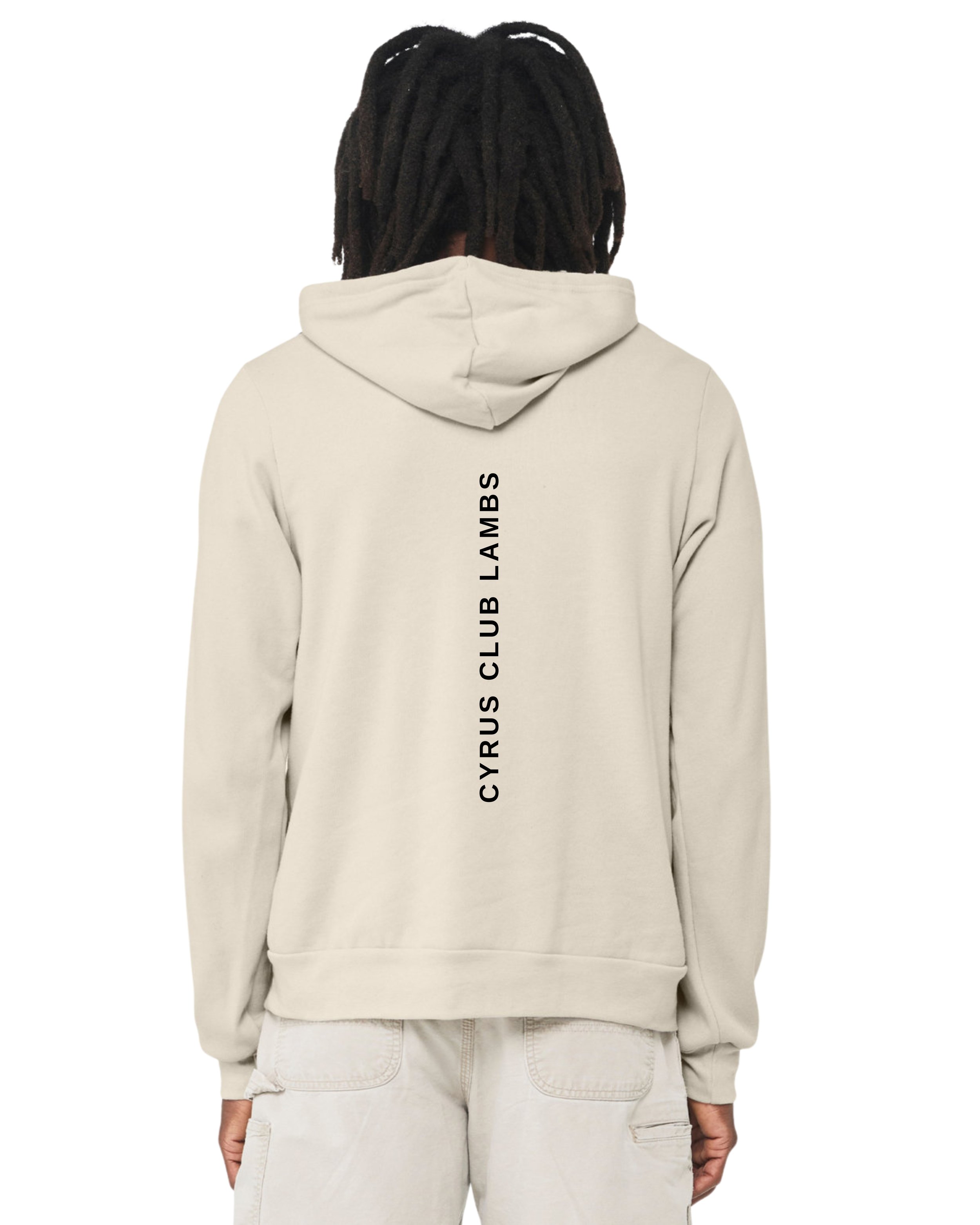 No Days Off Hoodie Back - Dust.jpg