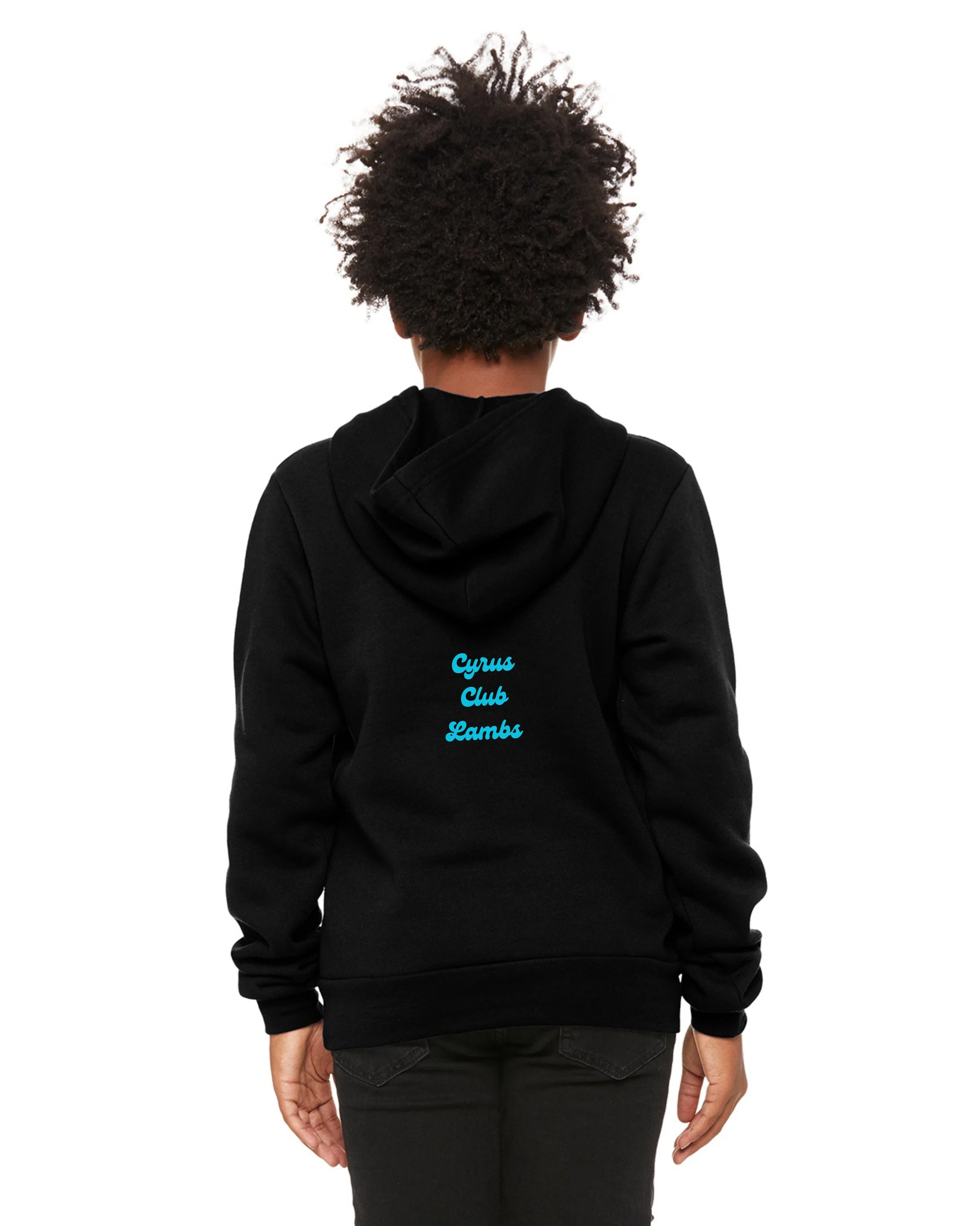 Showing Is Gooder Youth Hoodie Back - Black.jpg