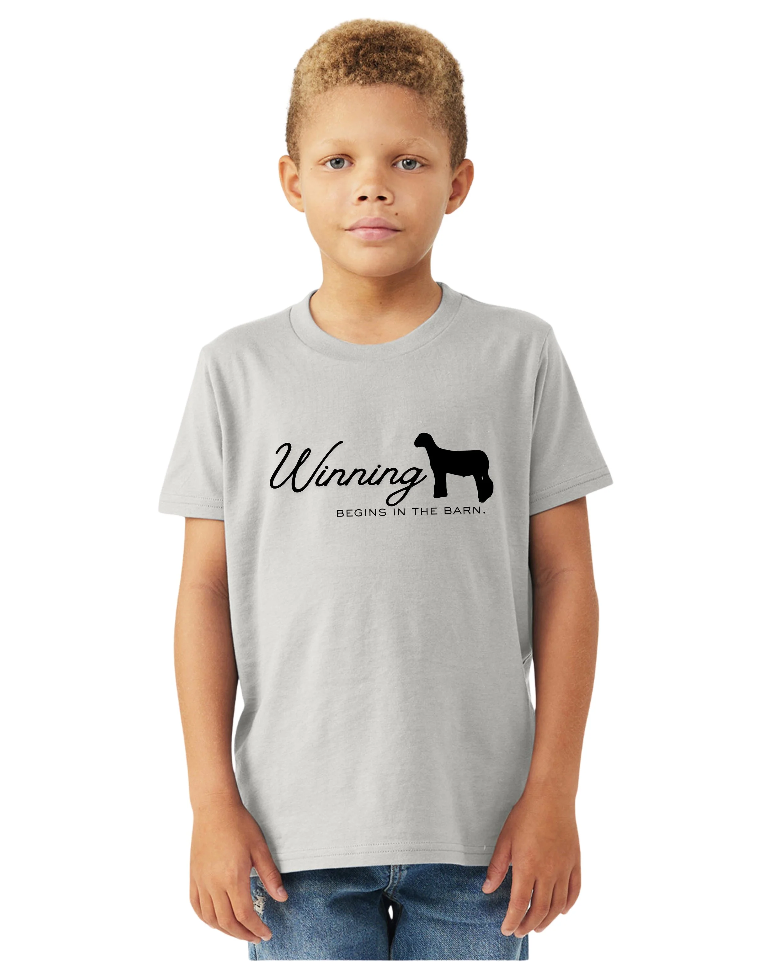 Winning Begins In The Barn Youth Tee Front - Silver.jpg