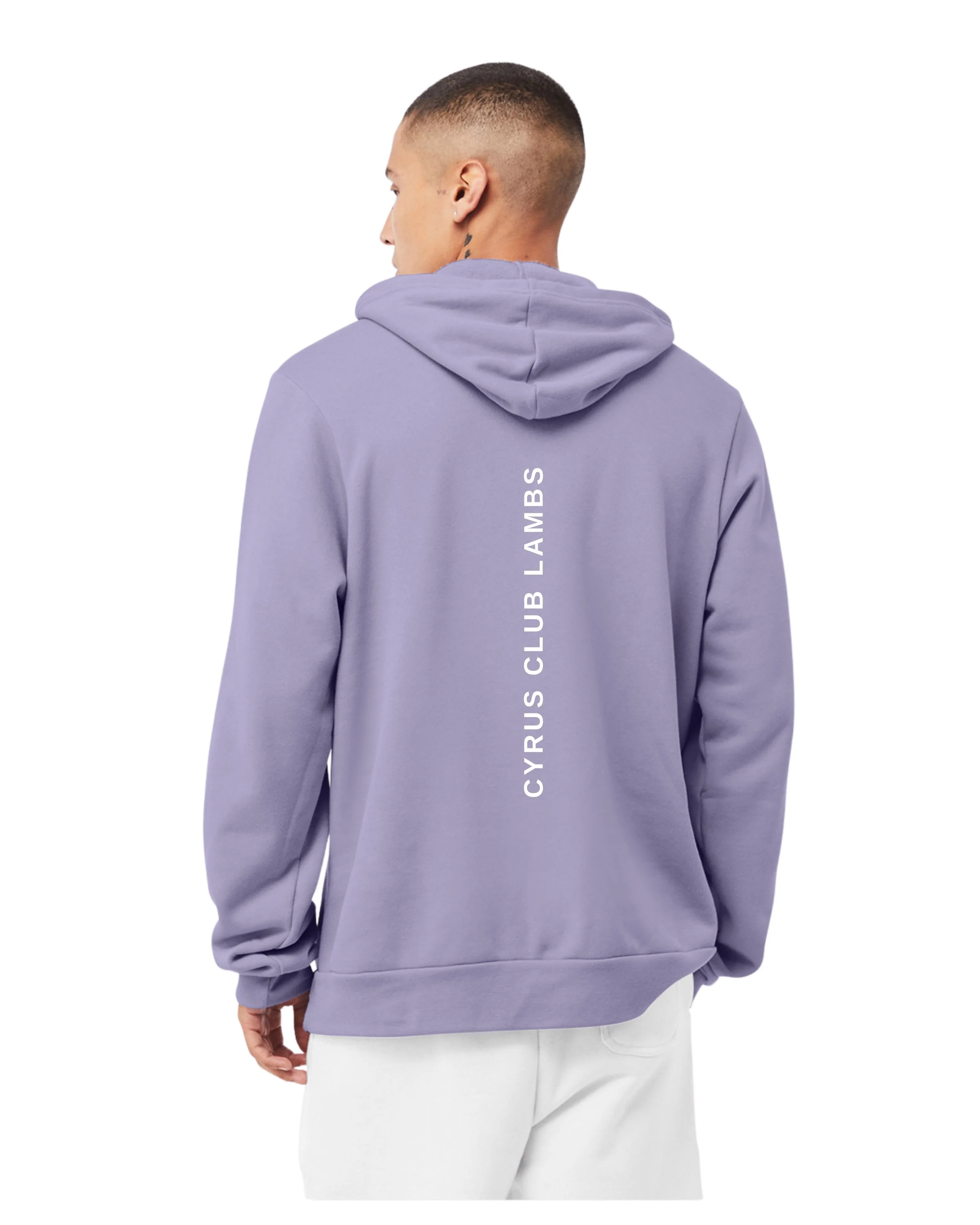 No Days Off Hoodie Back - Lavender.jpg