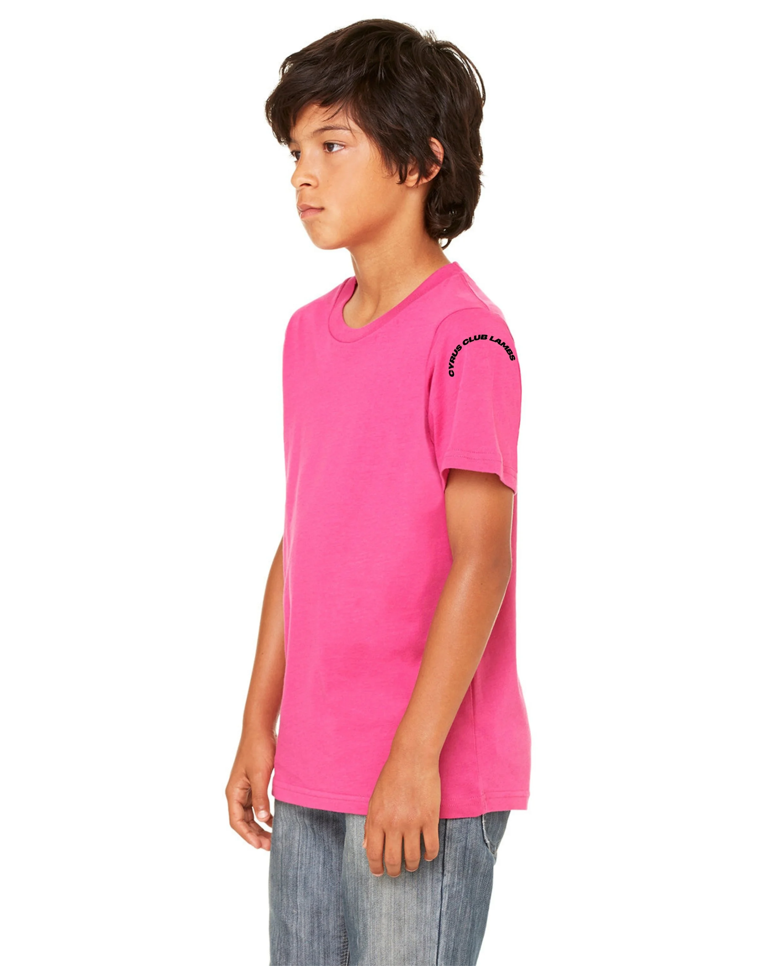 Game Face Youth Tee Sleeve - Berry.jpg