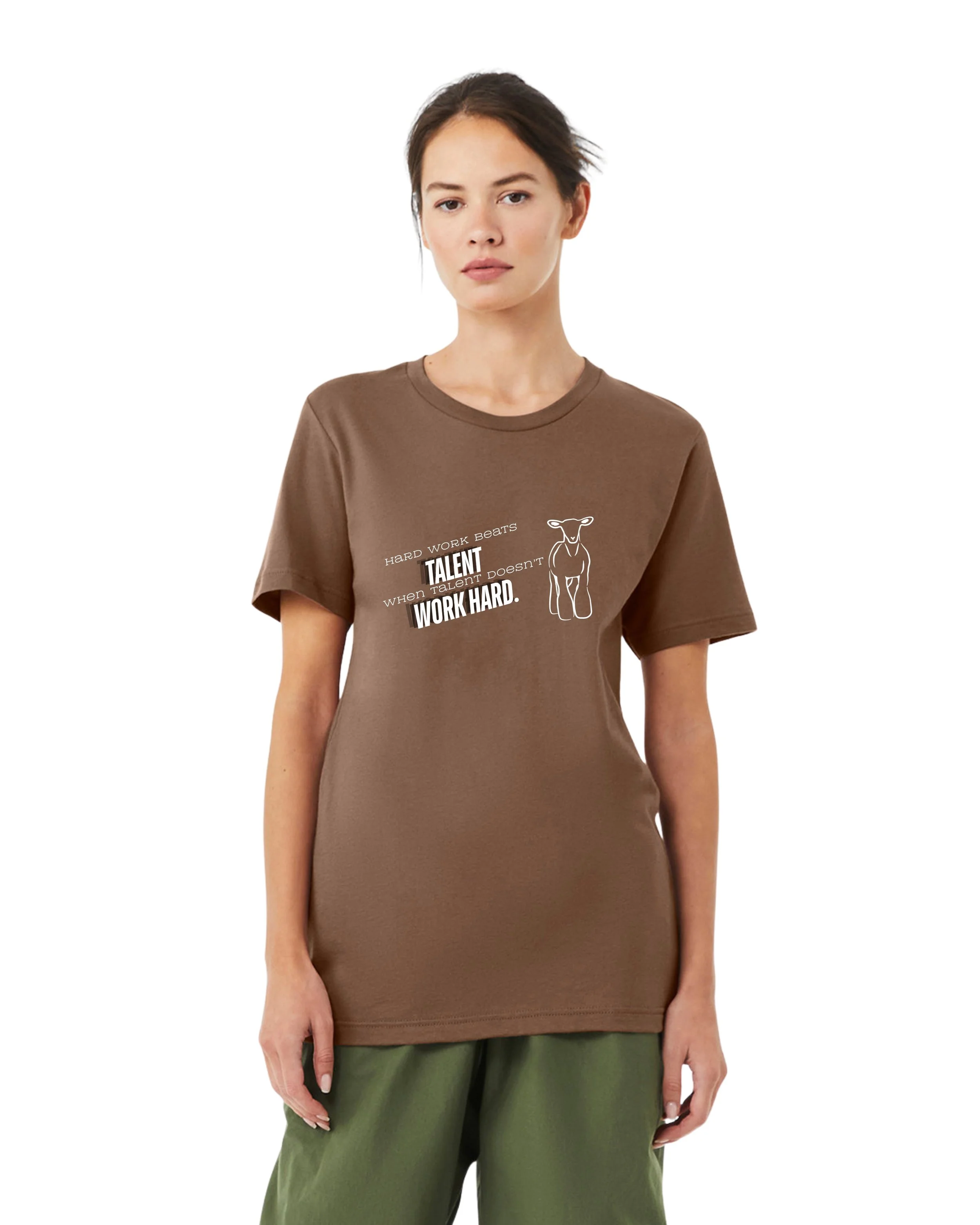 Hard Work Tee Front - Brown.jpg