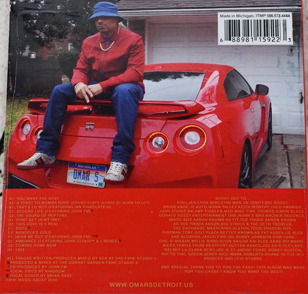 Omar S - You Want - CD 2020 NEW — Spin N Round Music & Collectibles