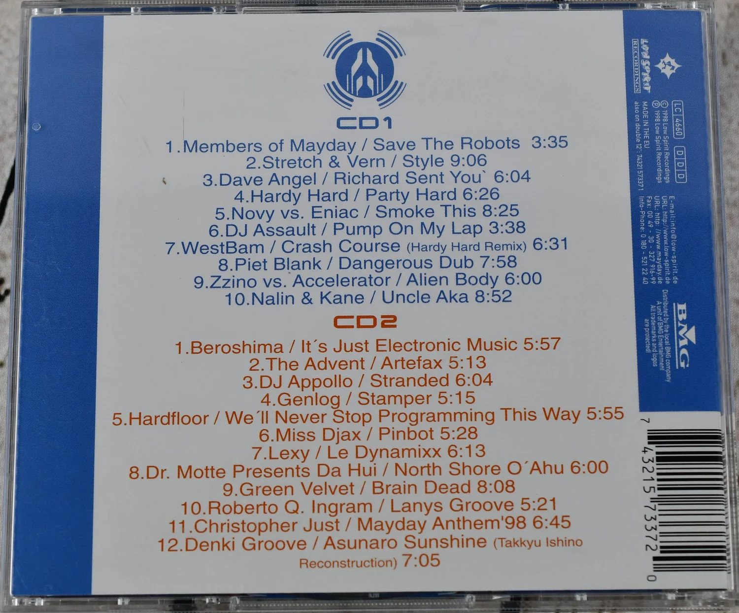 Various – Mayday ‎– Save The Robots ‎– The Compilation - CD 1998