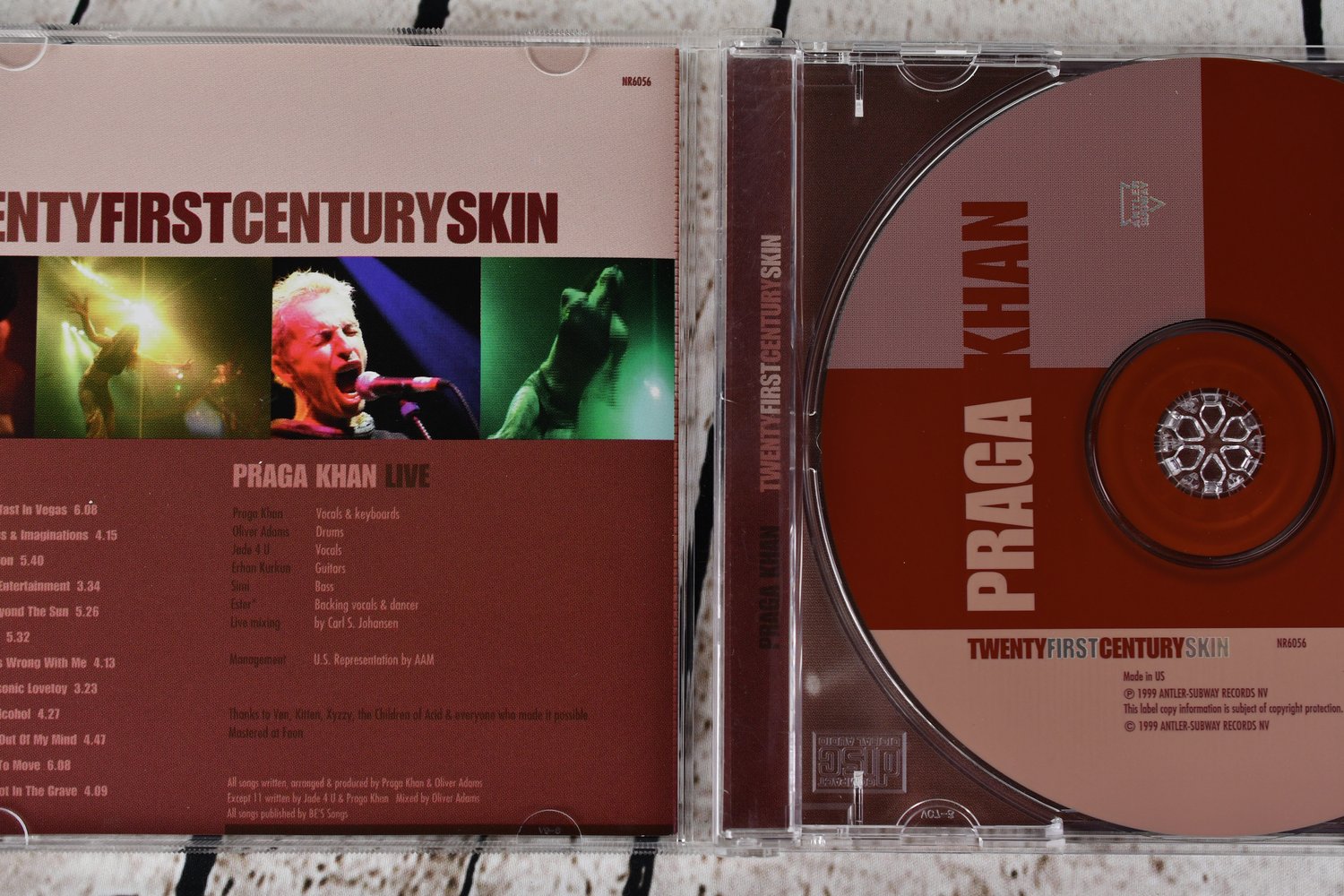 Praga Khan – Twenty First Century Skin, Never Records – NR 6056,  Antler-Subway – NR 6056 — Spin N Round Music & Collectibles