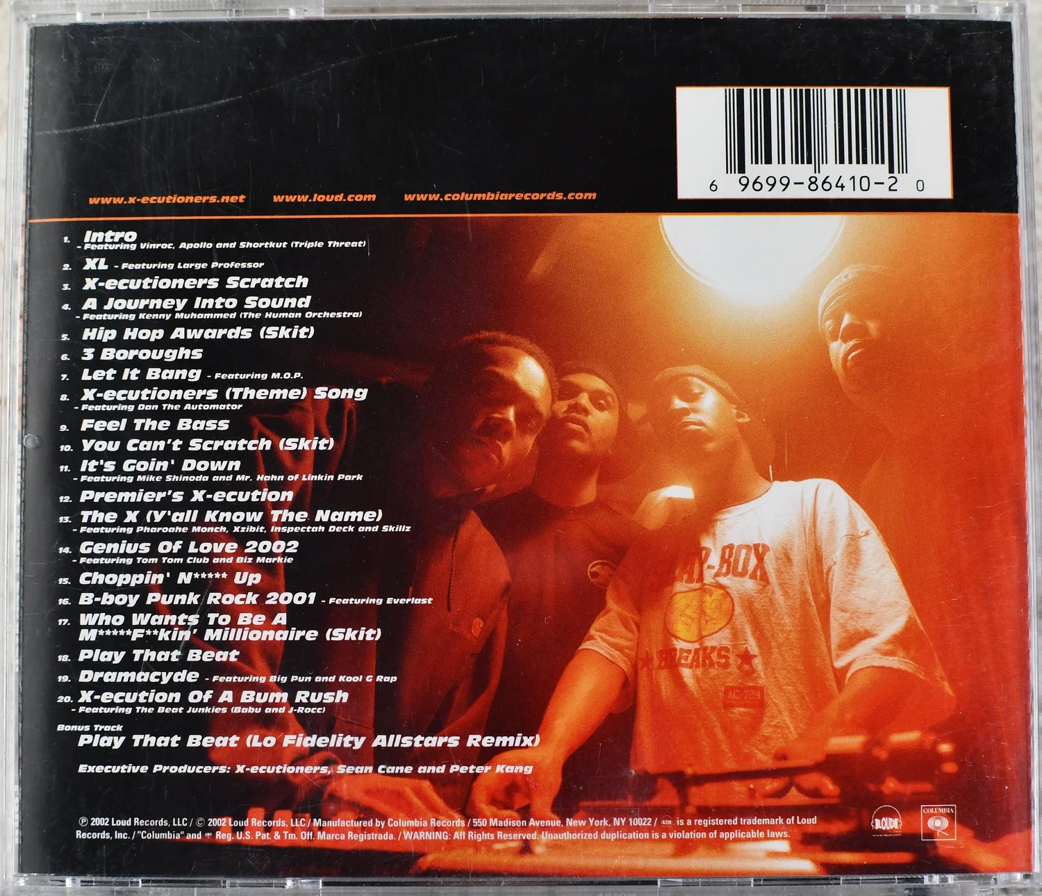 X-ecutioners – Built From Scratch<br/><br/>Loud Records – CK 86410