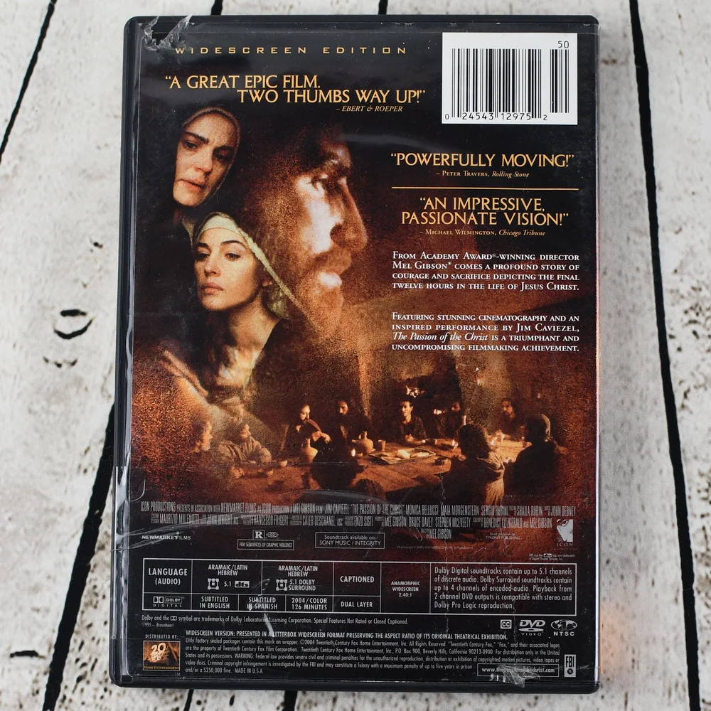 The Passion Of The Christ, DVD, 2004 — Spin N Round Music