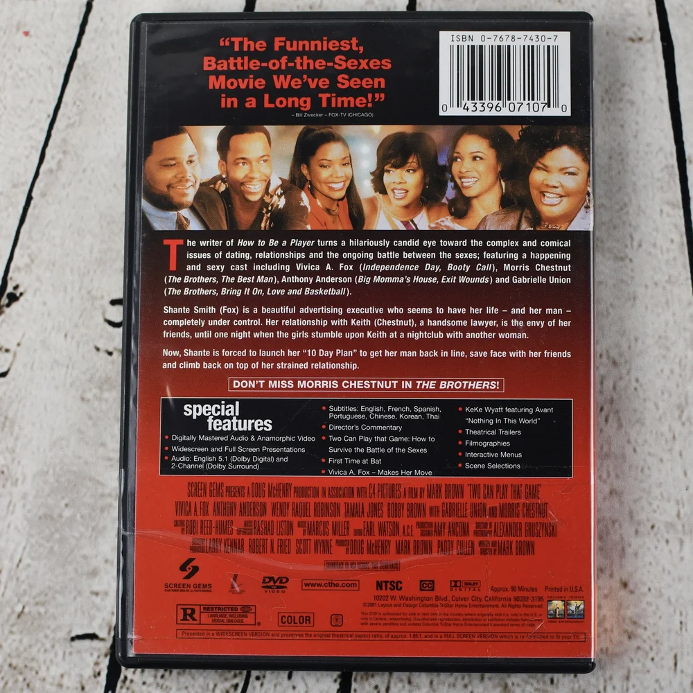 Two Can Play That Game, DVD, 2001 — Spin N Round Music & Collectibles