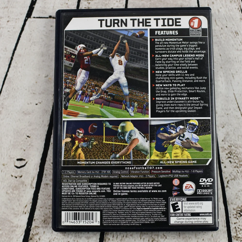 NCAA Football 07 - PlayStation 2, 2006 — Spin N Round Music 