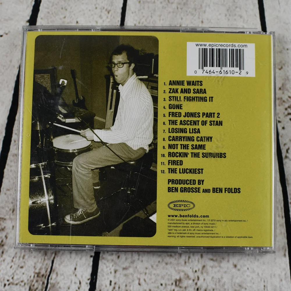 Ben Folds – Rockin' The Suburbs, CD, 2001 — Spin N Round Music