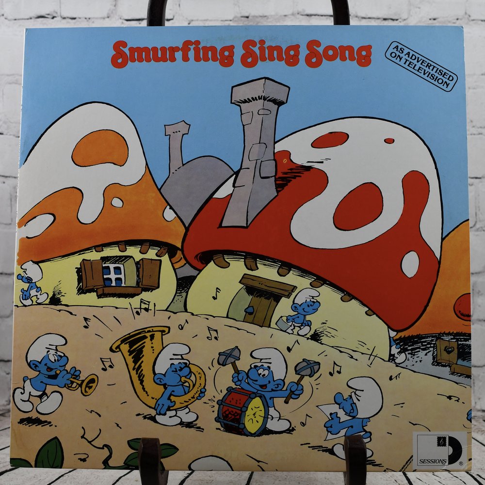 The Smurfs Smurfing Sing Song PTV-1004 Vinyl Vinyl 59-073