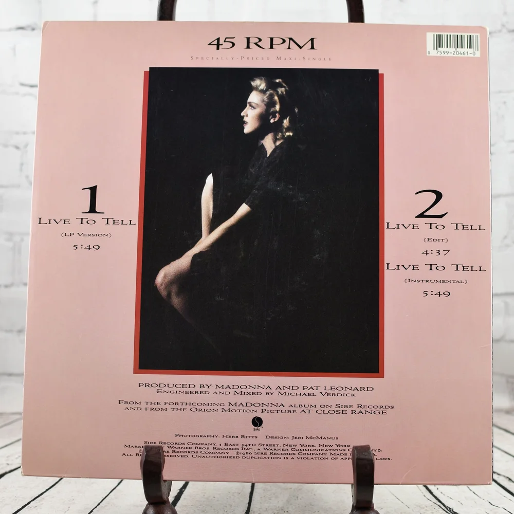 Madonna – Live To Tell, 12