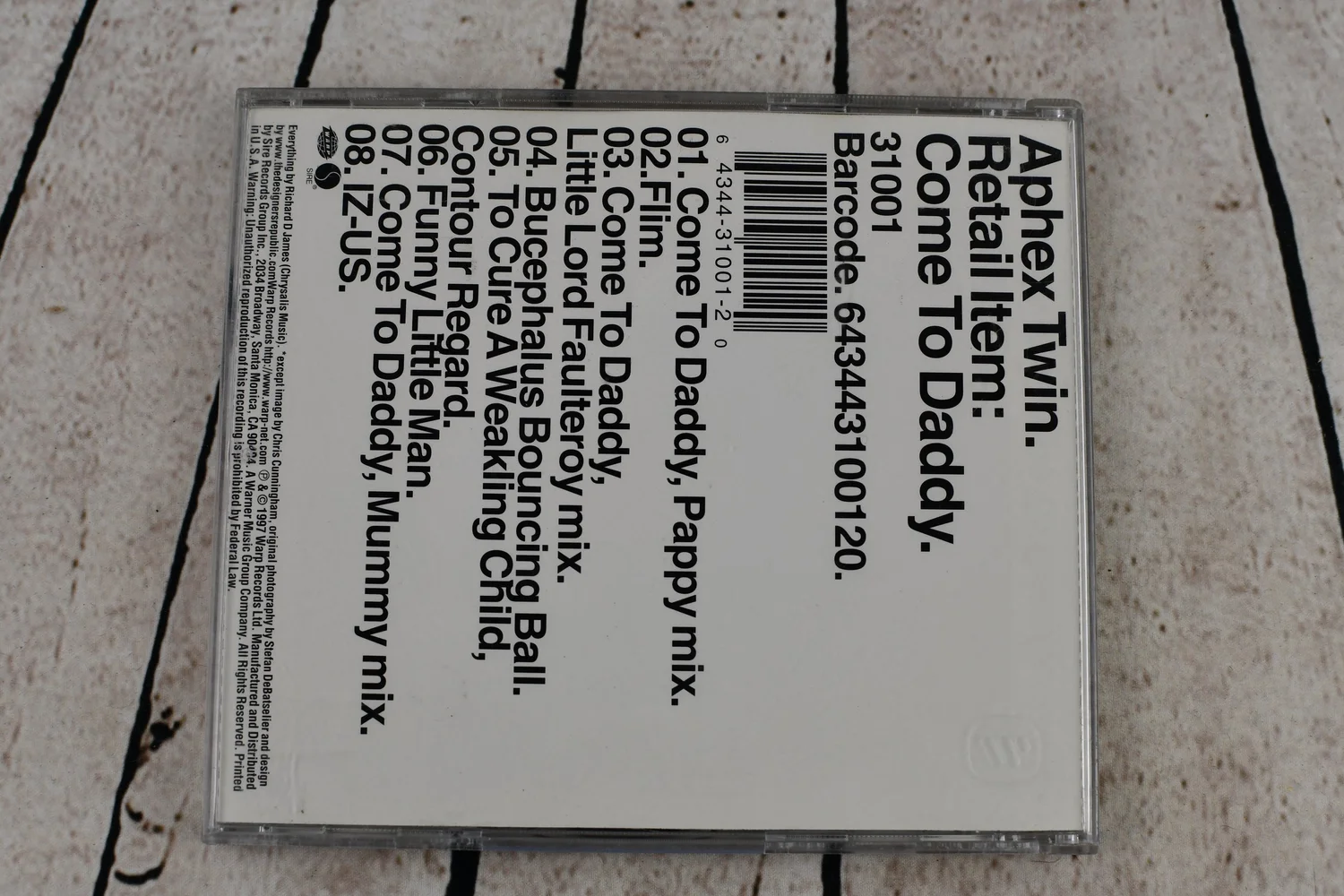 Aphex Twin – Come To Daddy - CD 1997 — Spin N Round Music