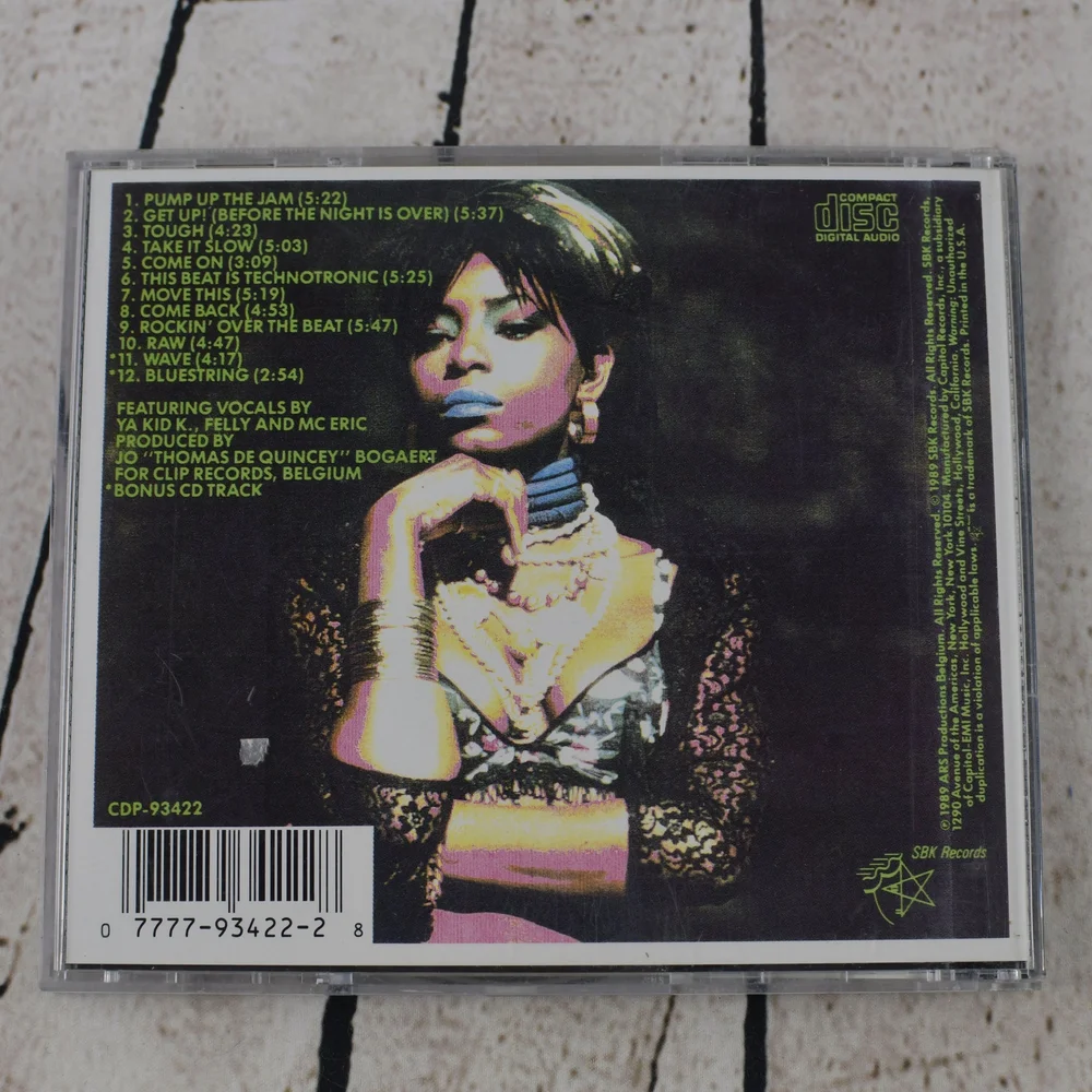 Technotronic – Pump Up The Jam - The Album, CD, 1989 — Spin N