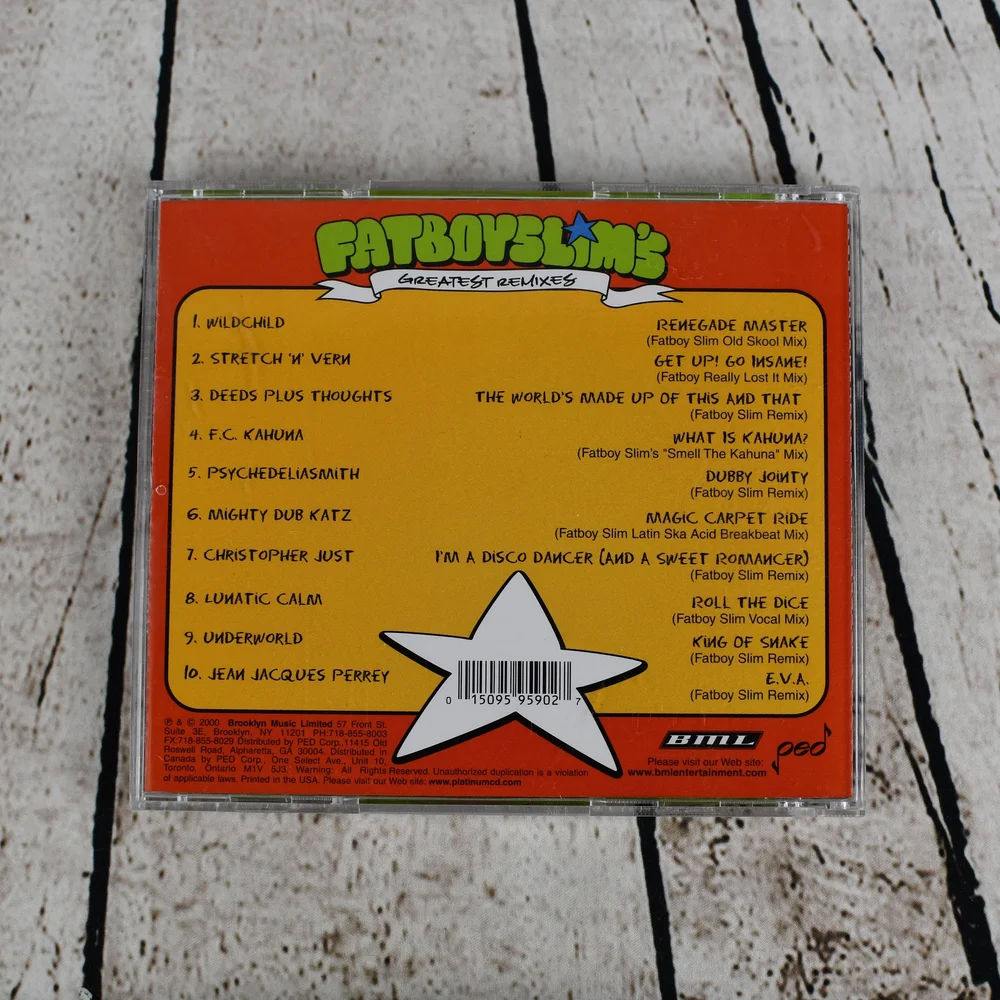 Fatboy Slim – Fatboy Slim's Greatest Remixes - CD 2000 — Spin N