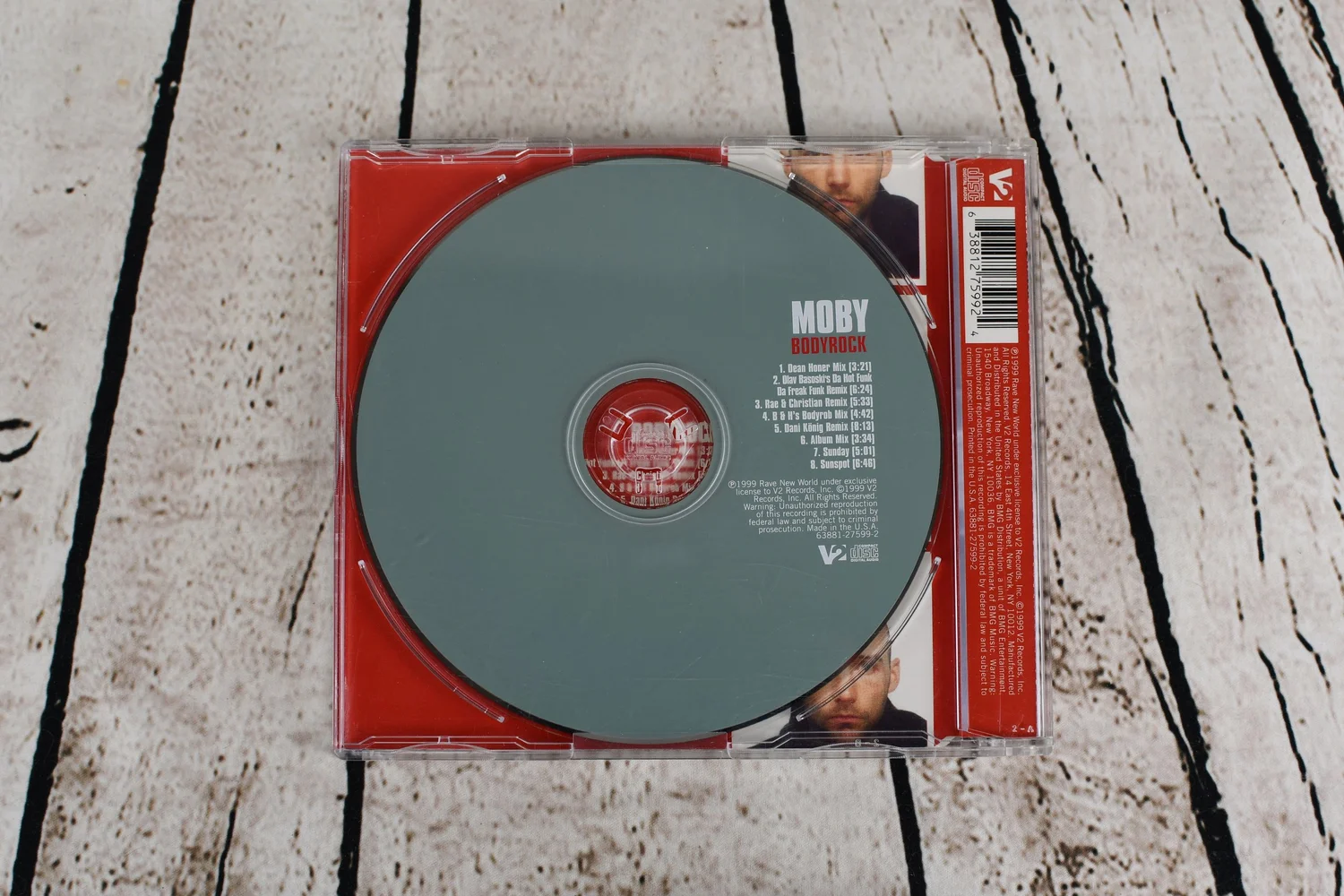 Moby – Bodyrock - CD 1999 Maxi Single — Spin N Round Music