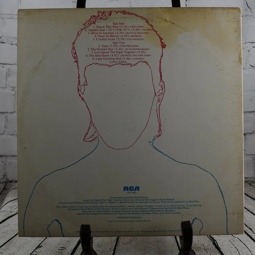 David Bowie Aladdin Sane レコード DAVID BOWIE Aladdin Sane Japan ( RPL-2103 ) ***Only OBI