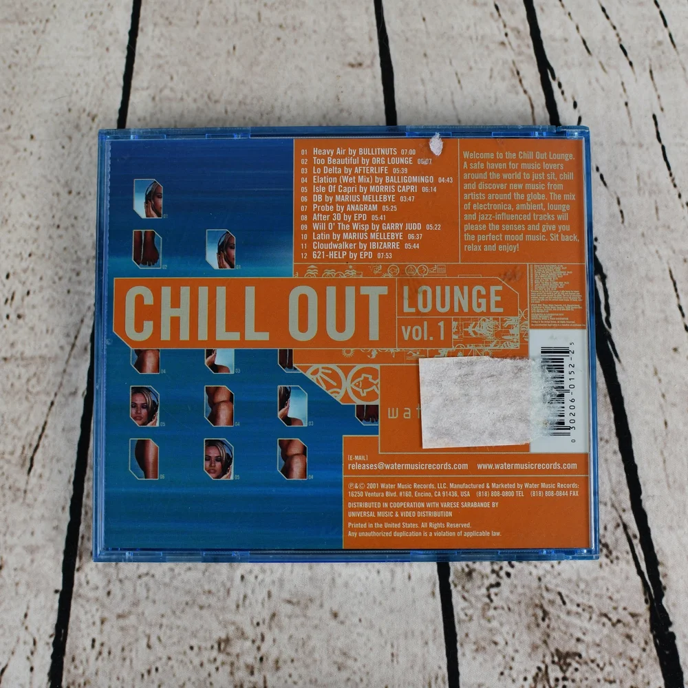 Chill Out Lounge Vol. 1 - CD 2001 — Spin N Round Music & Collectibles