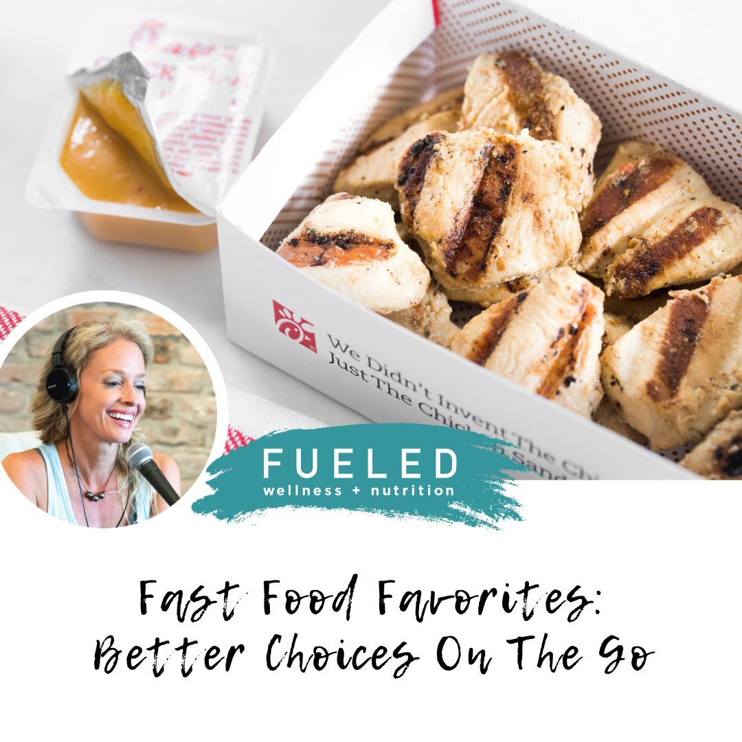 This week on FUELED 🍔
 
We're serving up some tasty tips for making smarter choices when it comes to fast food. Join us as we explore popular chain restaurants and share our go-to picks for meals and snacks that you can feel good (or at least better