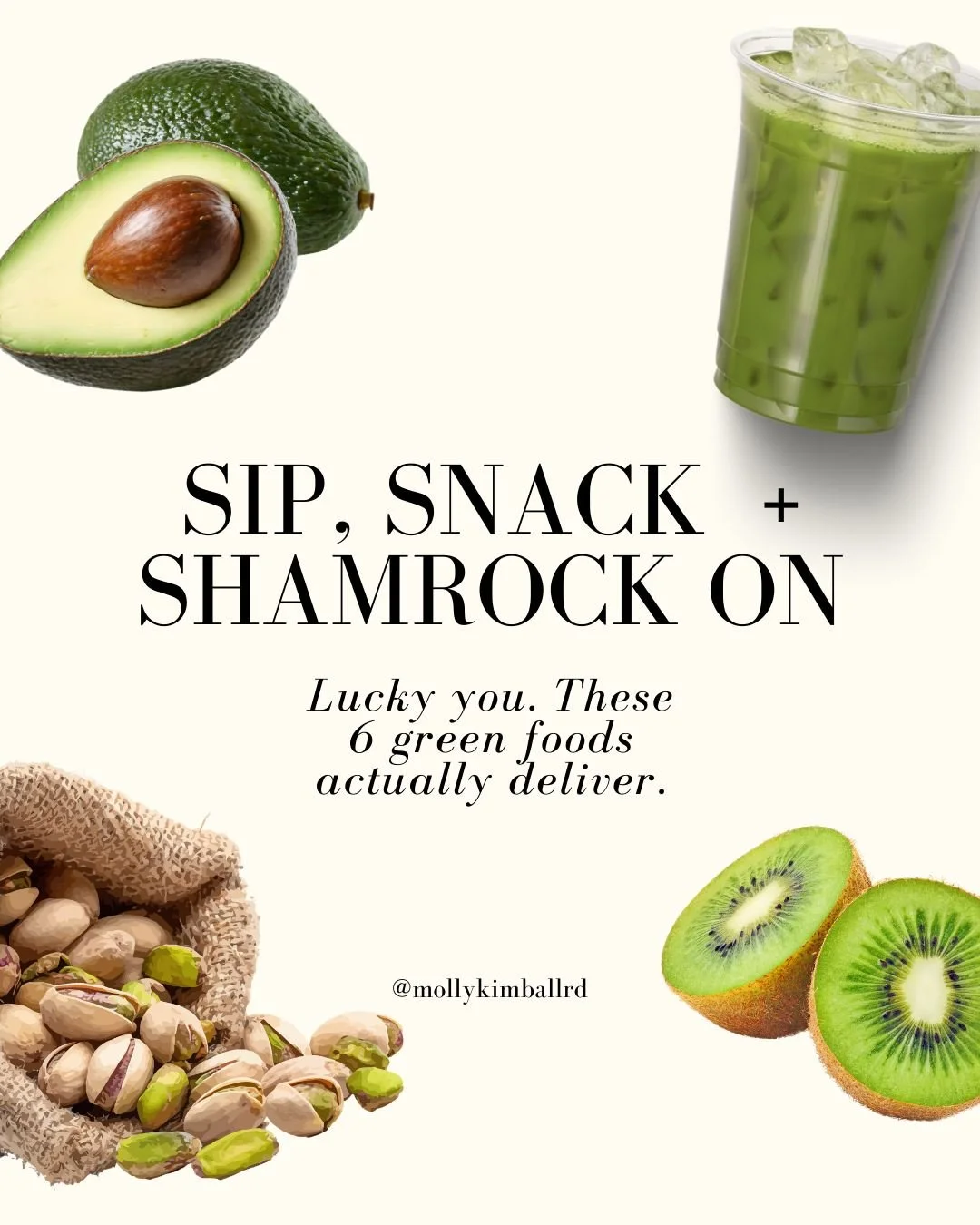 Consider this your sign to eat the rainbow&hellip; starting with green. 🍀🌈
 
From creamy avocado that helps your body absorb more nutrients to kiwi that supports digestion and sleep, these greens are doing a lot more than looking pretty on the plat
