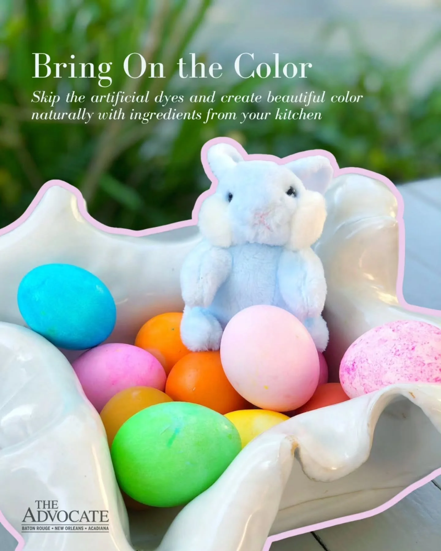 Skip the neon tablets and mystery dye cups. Your Easter eggs can get gorgeous color straight from the kitchen. Think turmeric, cabbage, beets, and a little kitchen chemistry to help those colors really show up.
 
In this week&rsquo;s wellness column 