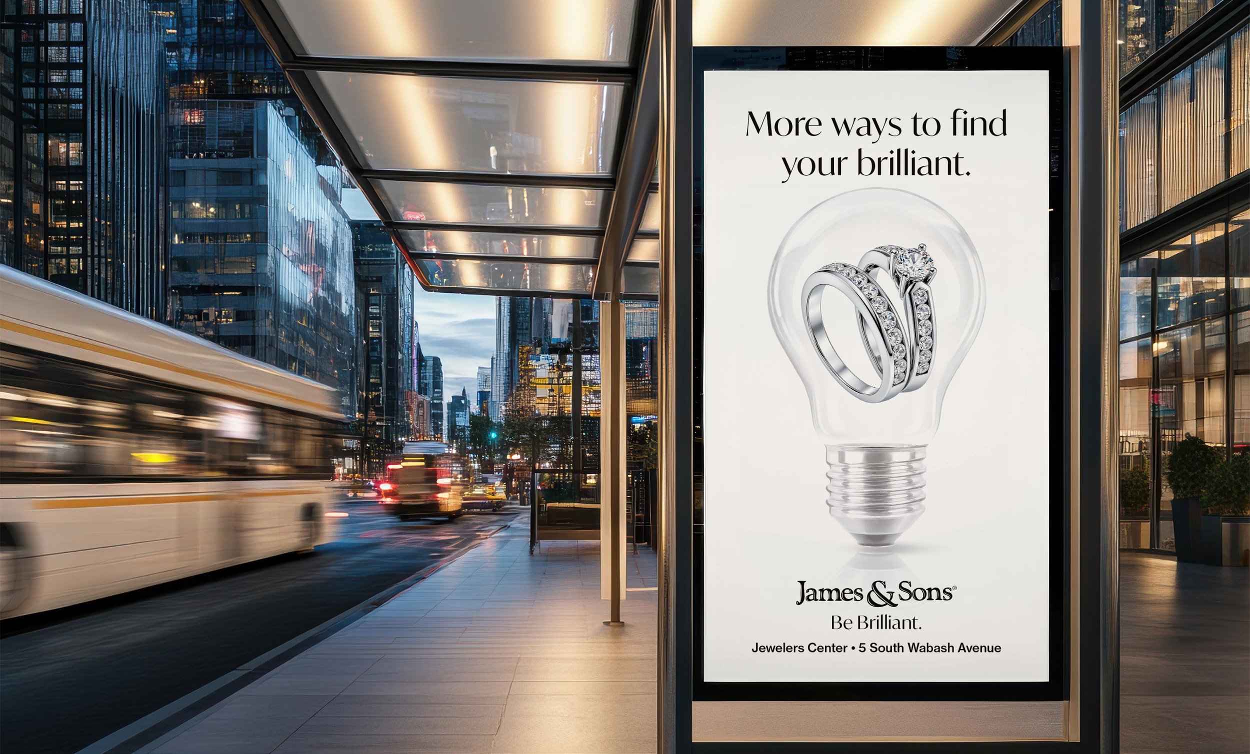 James & Sons: Making jewelry shopping a brilliant experience.
