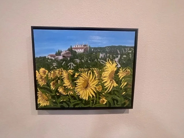 Sunflowers and Castle Viviers France