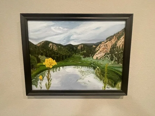 Reflections of Pikes Peak Country 18 X 24 Oil