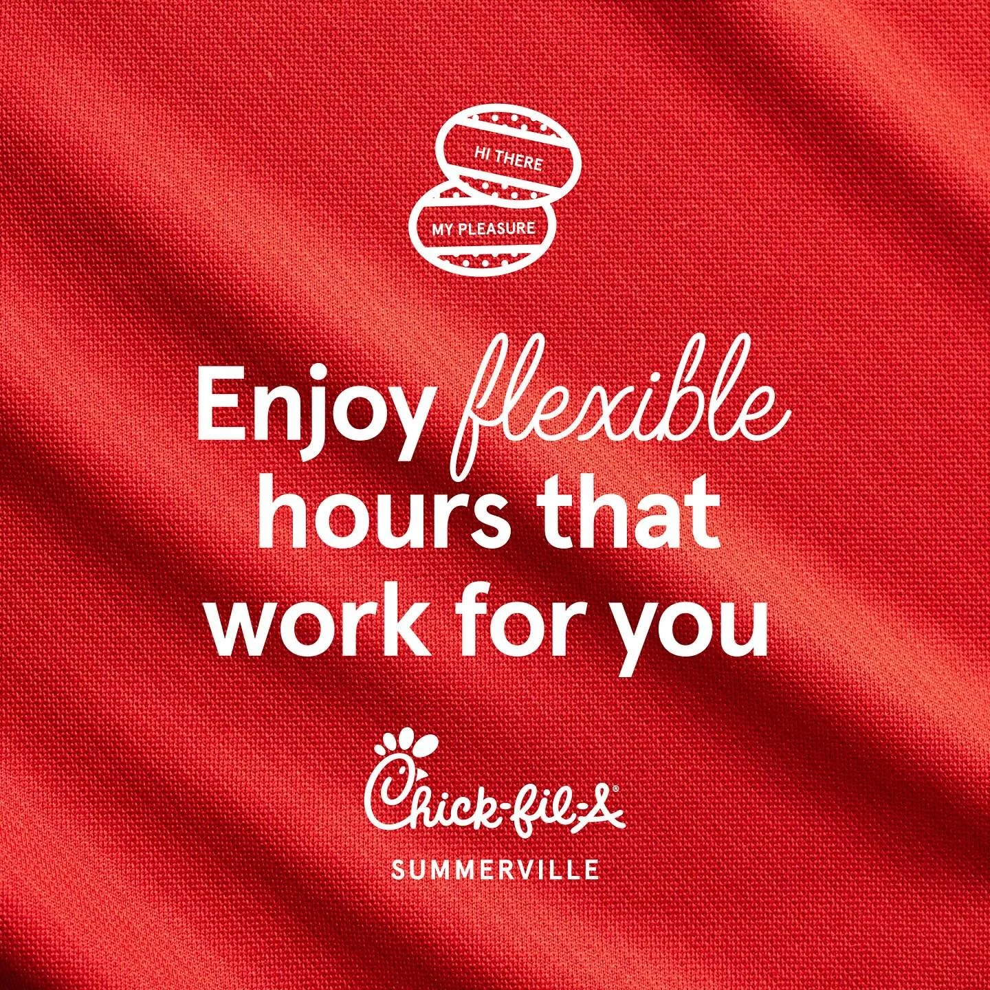 Ready for a job that works for your life? Our flexible scheduling gives you time for what matters most​.
Apply today to ​learn more about the benefits of being on our ​Chick-fil-A team🐔
🔗: Application linked in bio