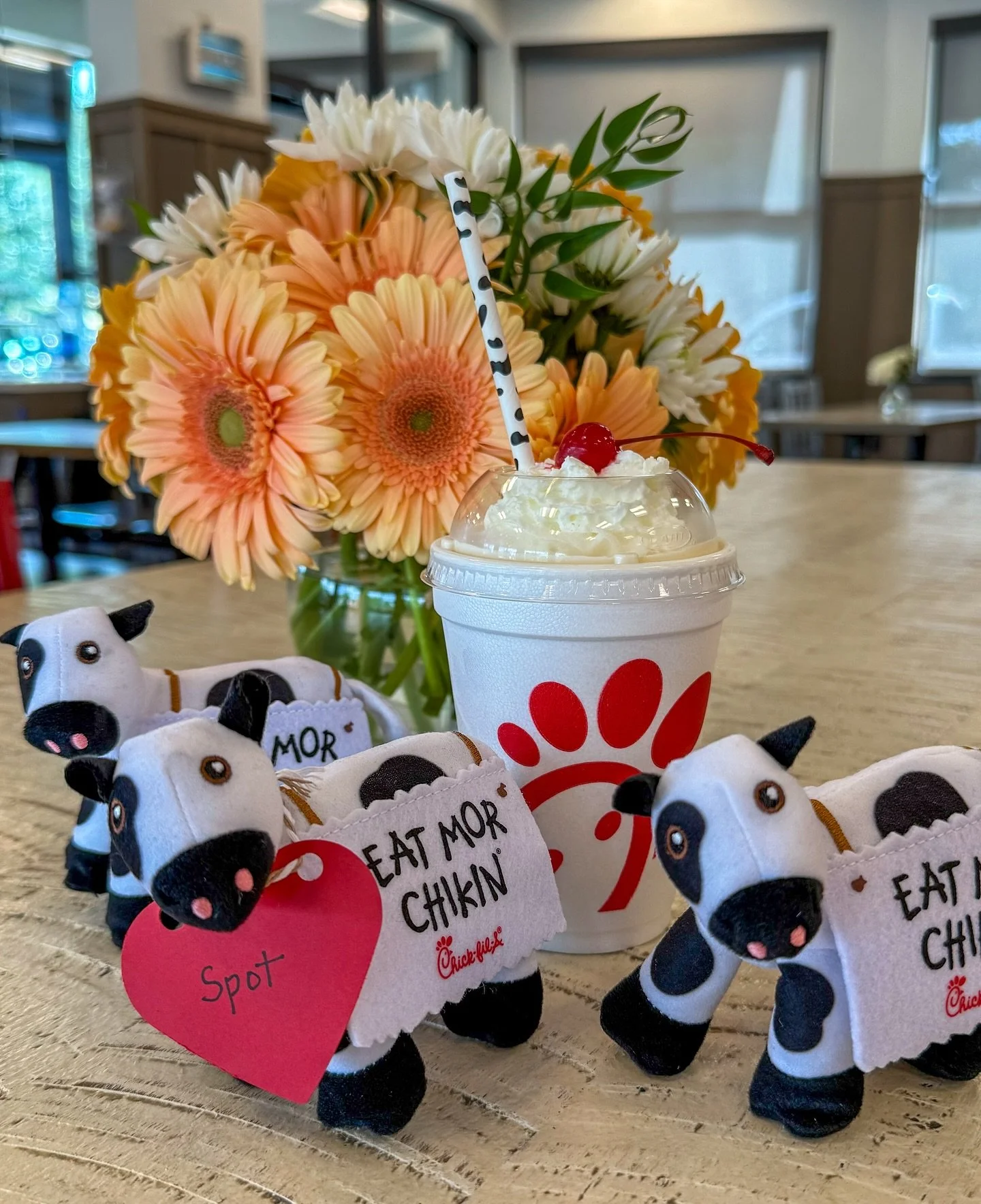 🎉 We&rsquo;re throwing a &ldquo;Spots &amp; Sips&rdquo; Peach Party, and you&rsquo;re invited 🎉

Join us this Friday, August 1, from 12&ndash;9pm for a day full of treats and fun. 

🐮 Spots: Bring the kids and stop by our community table to adopt 